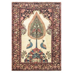 Antique Handmade Rug 3'5" x 4'11"