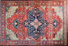 Antique Handmade Rug 7'0" x 10'6"