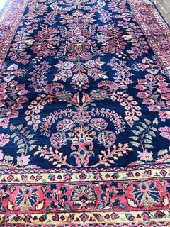 Tappeto antico fatto a mano 4'6" x 6'8"