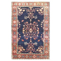 Tappeto antico fatto a mano 3'1" x 4'8"