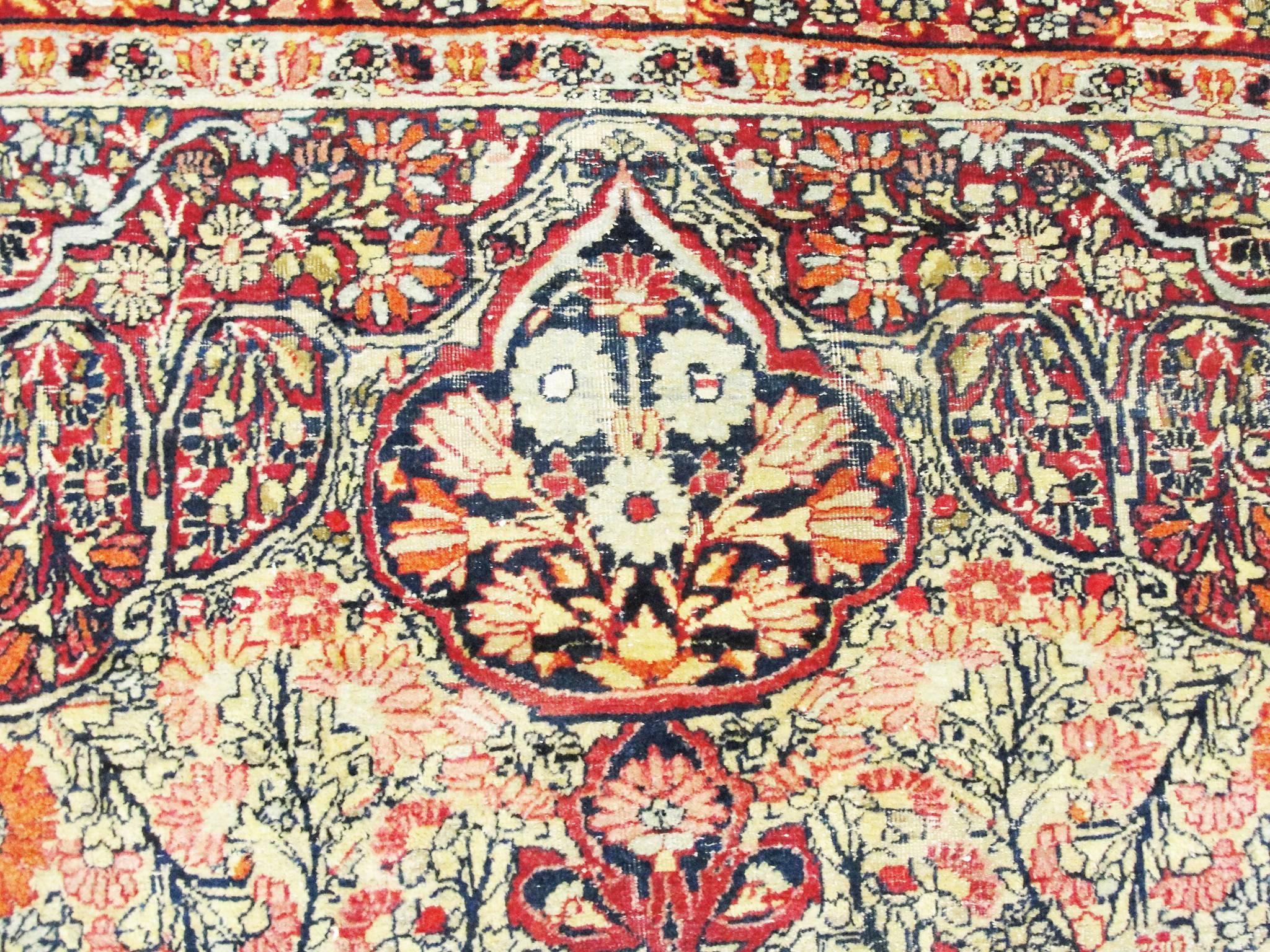  Antique Persian Kermanshah Carpet, 6'10