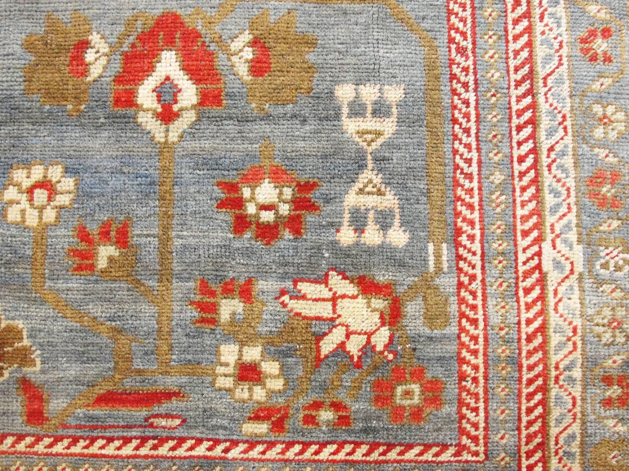 Mid-20th Century Oushak Carpet