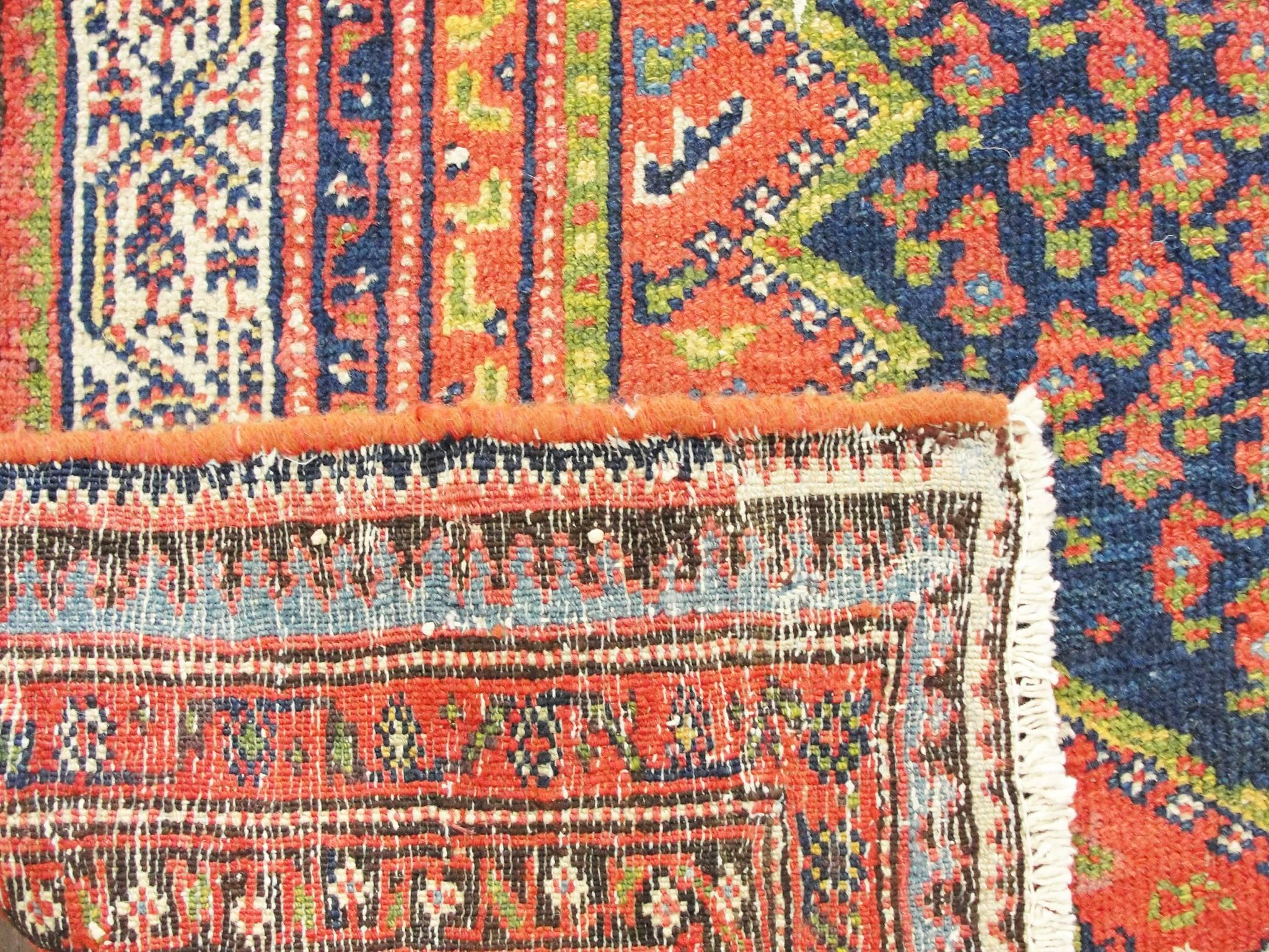 Hand-Woven  Antique Persian Malayer Gallery/ Runner/ Rug For Sale