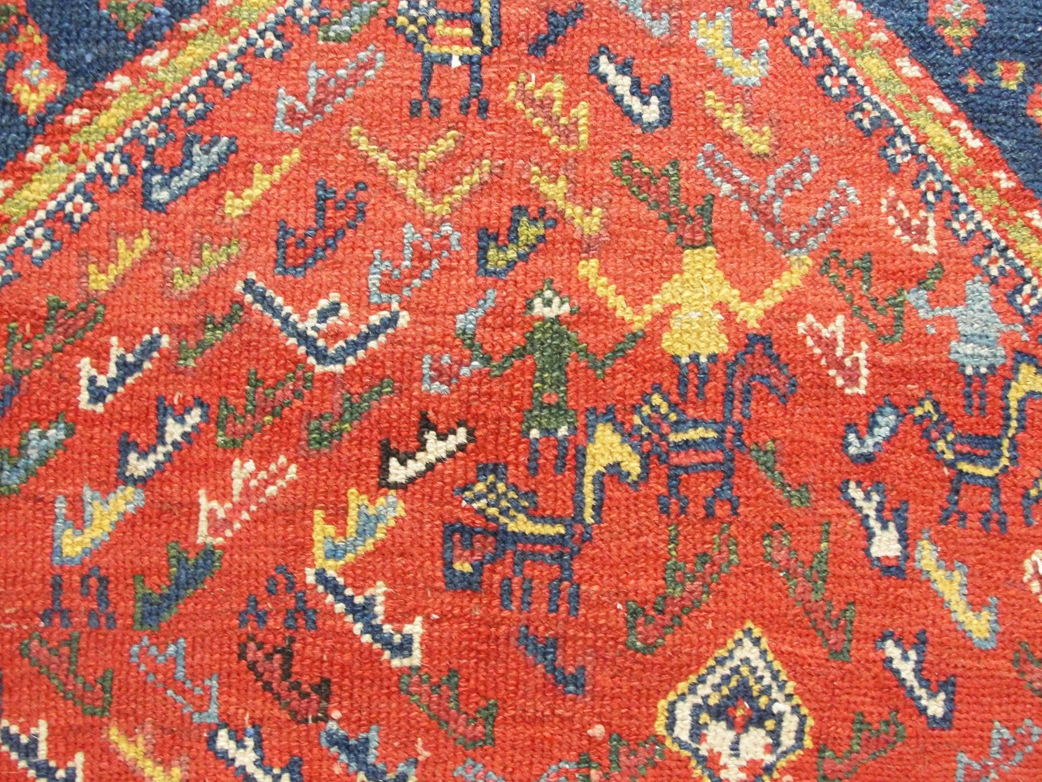 Early 20th Century  Antique Persian Malayer Gallery/ Runner/ Rug For Sale