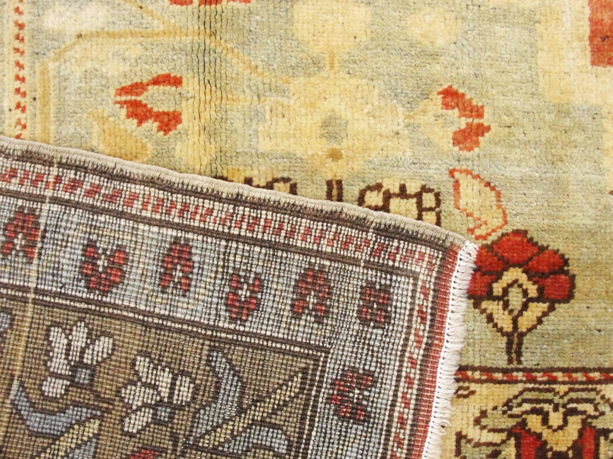 Turkish Oushak Carpet, Turkey 6'5