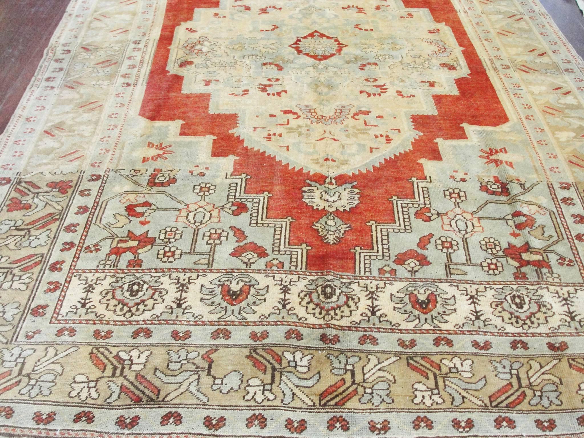 Oushak Carpet, Turkey 6'5