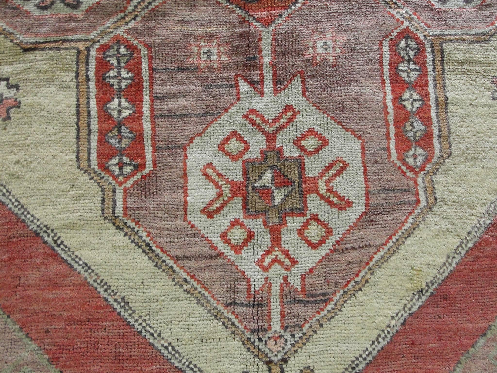 Mid-20th Century  Oushak Carpet