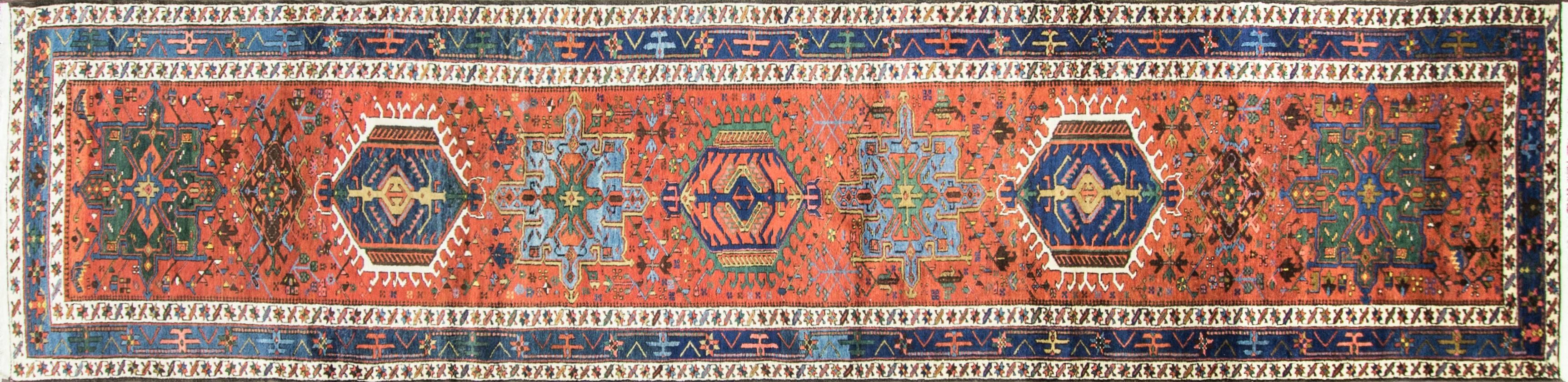Karaja or Karadagh rugs made in Karaja and Ahmedabad. Measures: 3'5