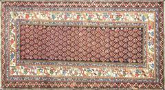 Antiker kaukasischer Teppich, 1,04 m x 2m, kostenloser Versand