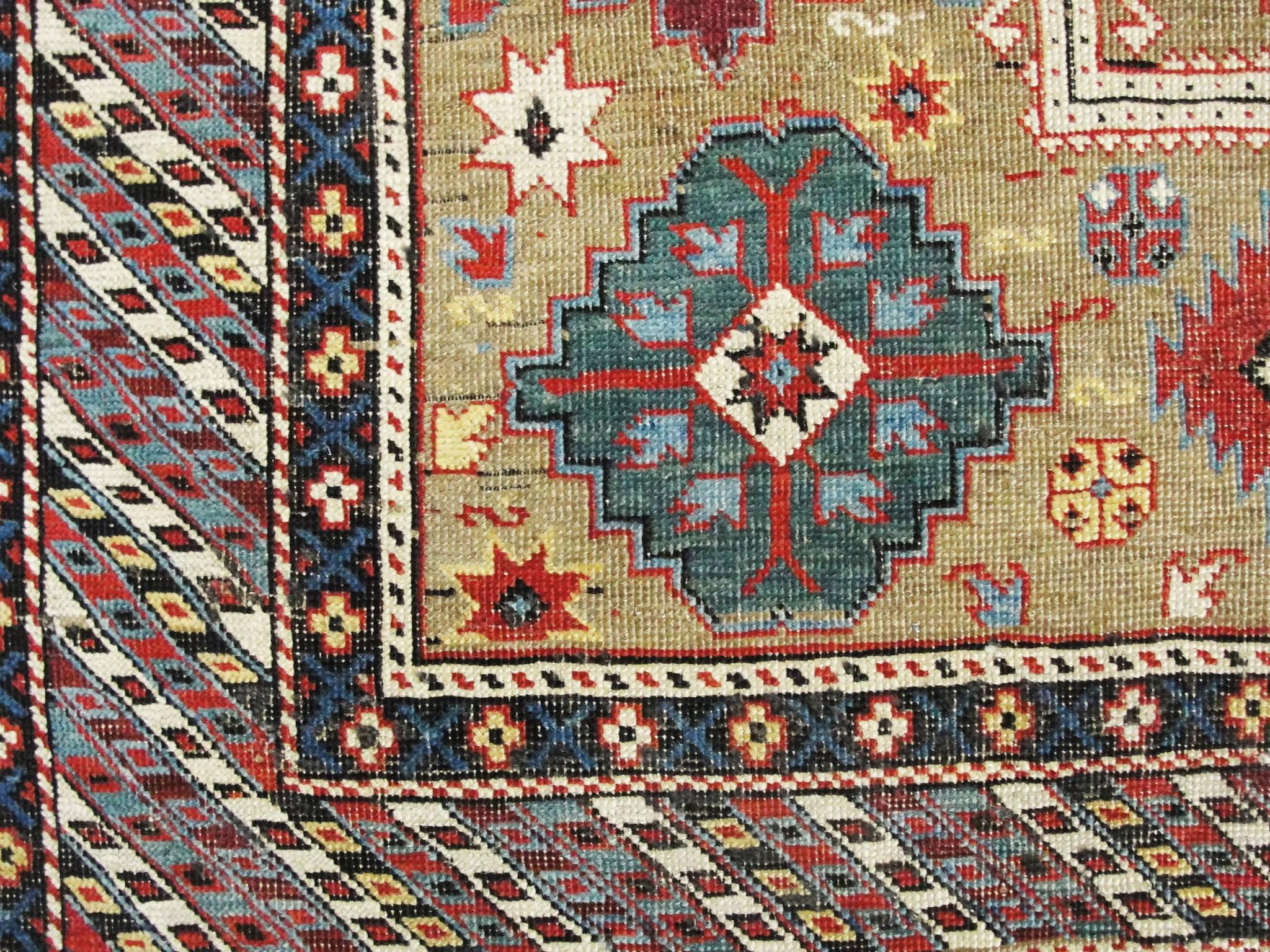 Antique Shirvan, Caucasian Rug, 4'1