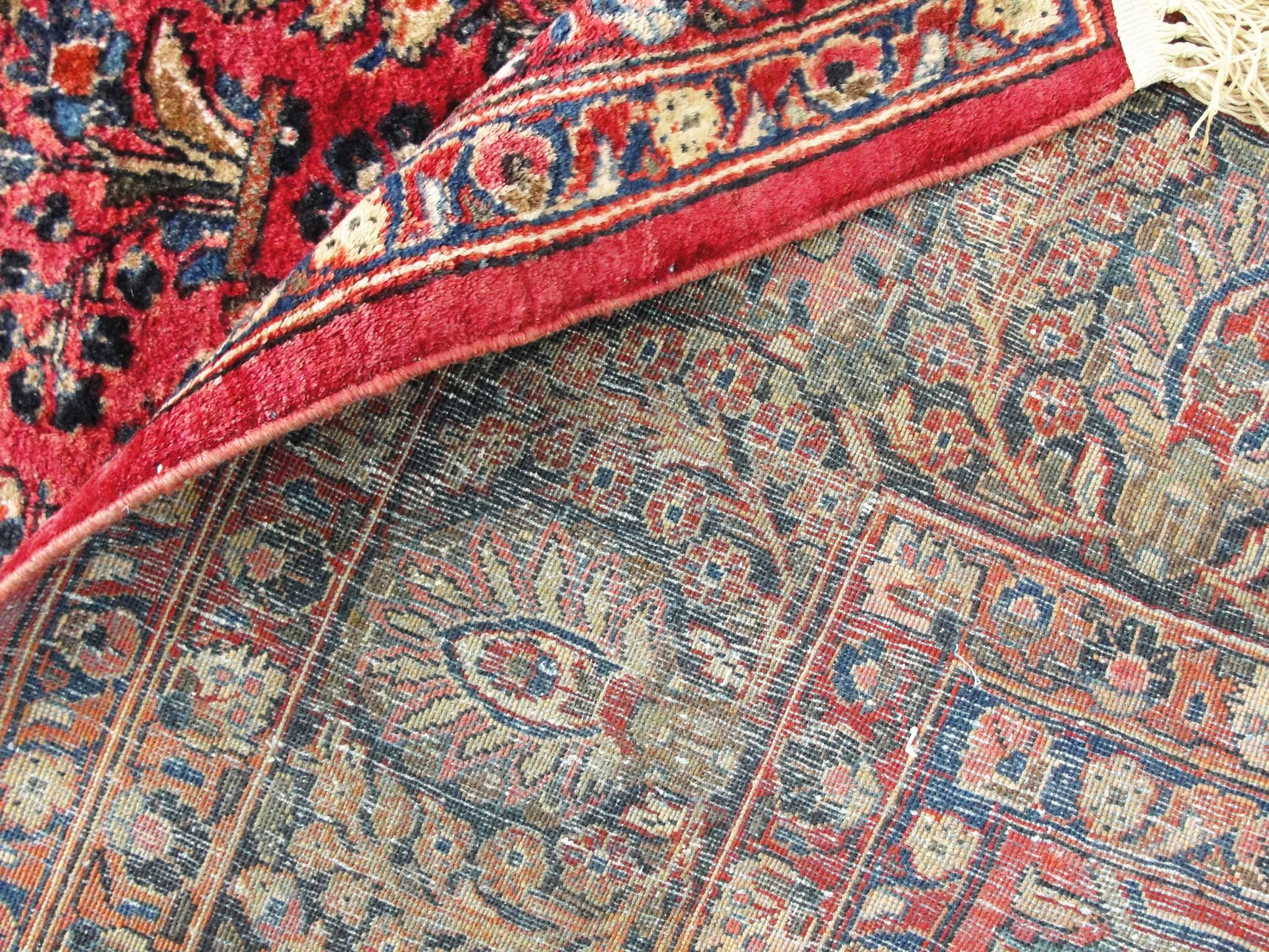 Sarouk Farahan Gorgeous Persian Sarouk Carpet, circa 1920