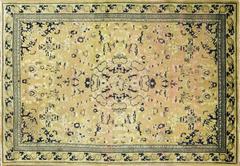 Antique Art Deco Chinese Oriental Rug, 4'6" x 6'8" Free Shipping