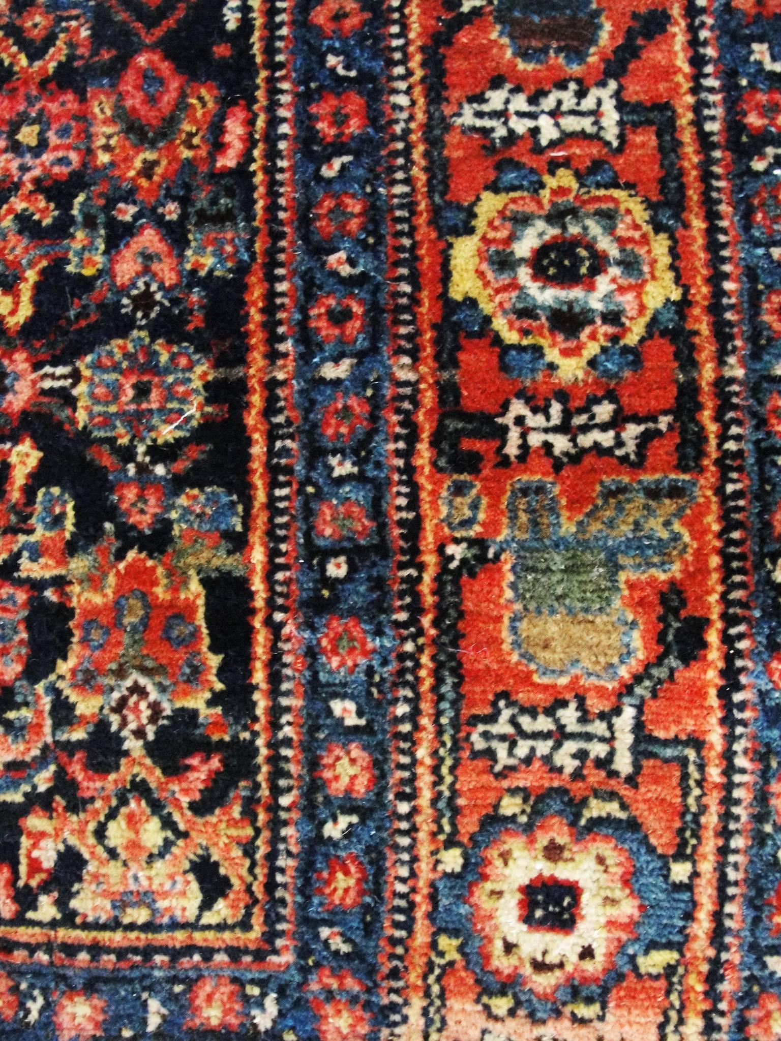 Early 20th Century Antique Persian Senneh Rug, 4'6