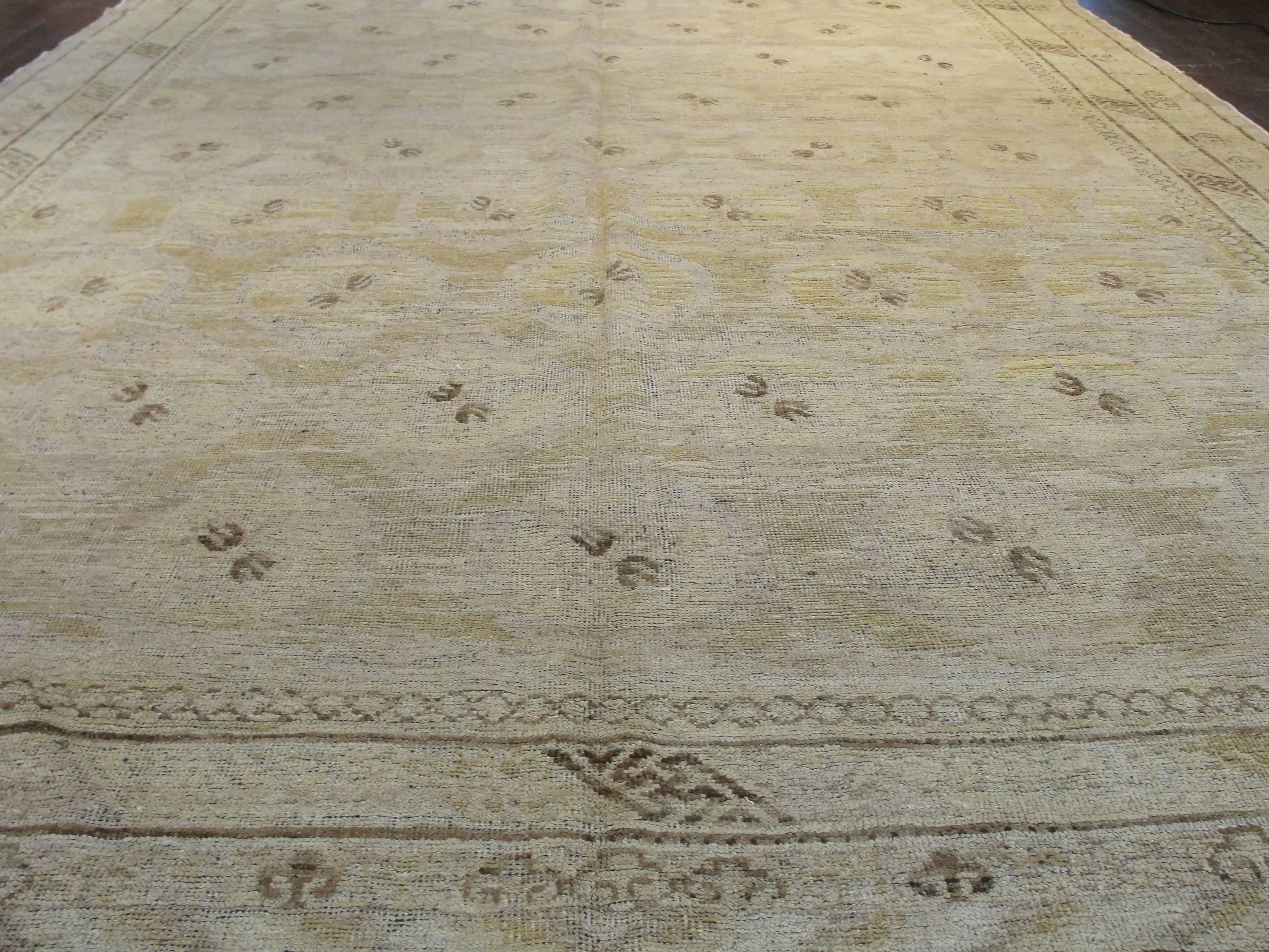 20th Century Antique Khotan Carpet, Free Shipping For Sale