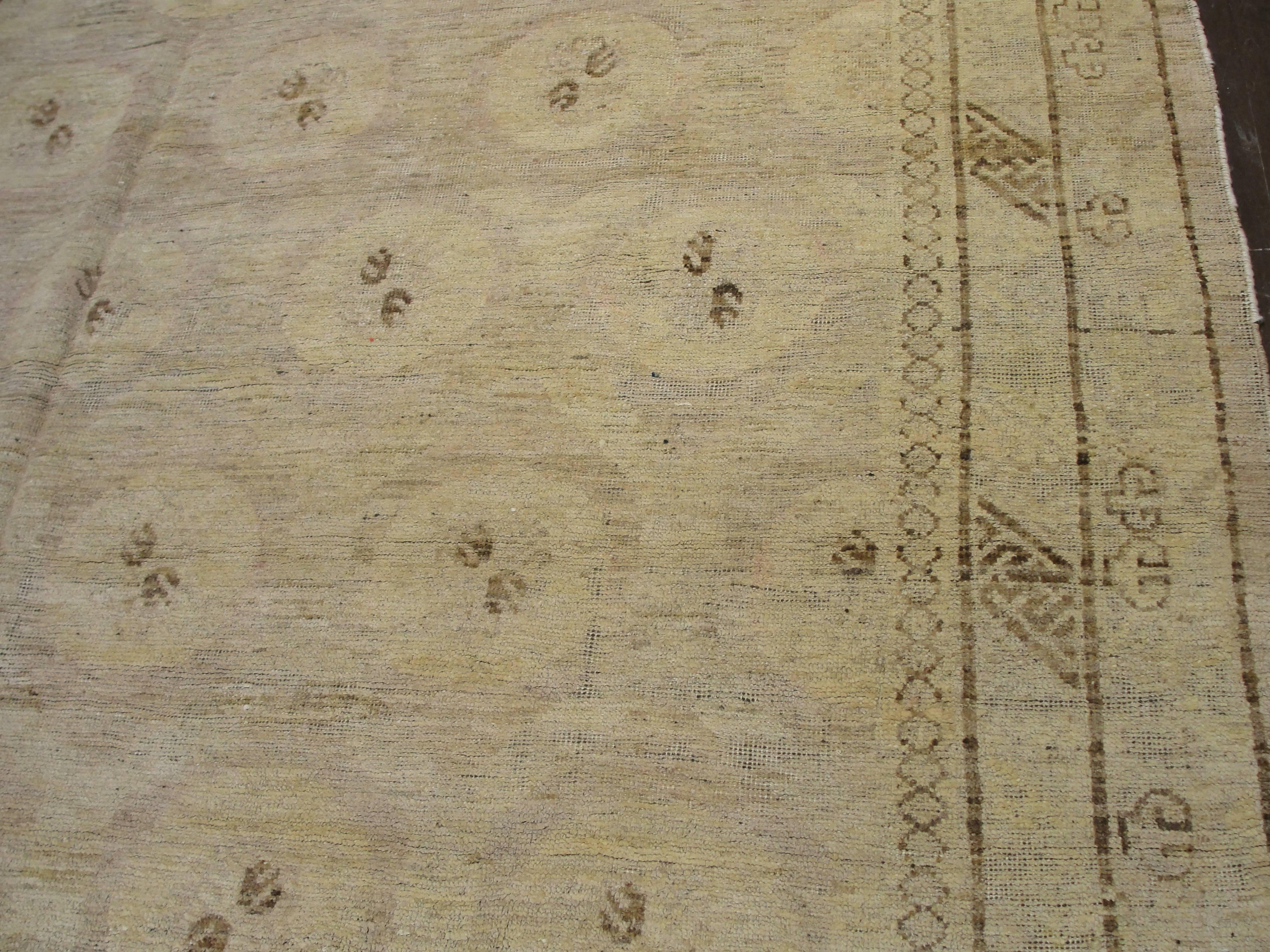 Antique Khotan Carpet, Free Shipping For Sale 2