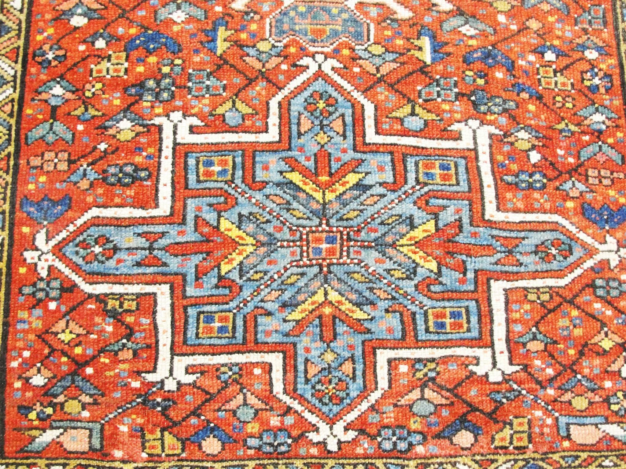 Early 20th Century Antique Persian Karajah Rug