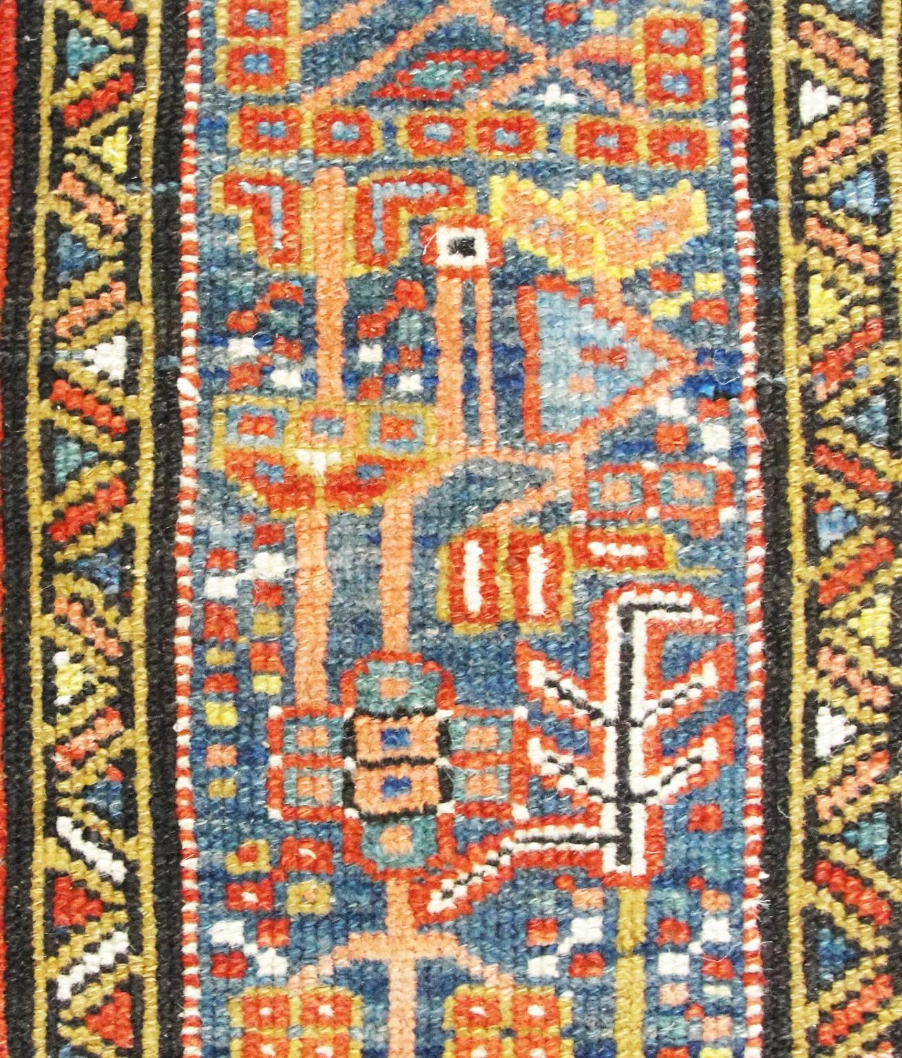 Wool Antique Persian Karajah Rug