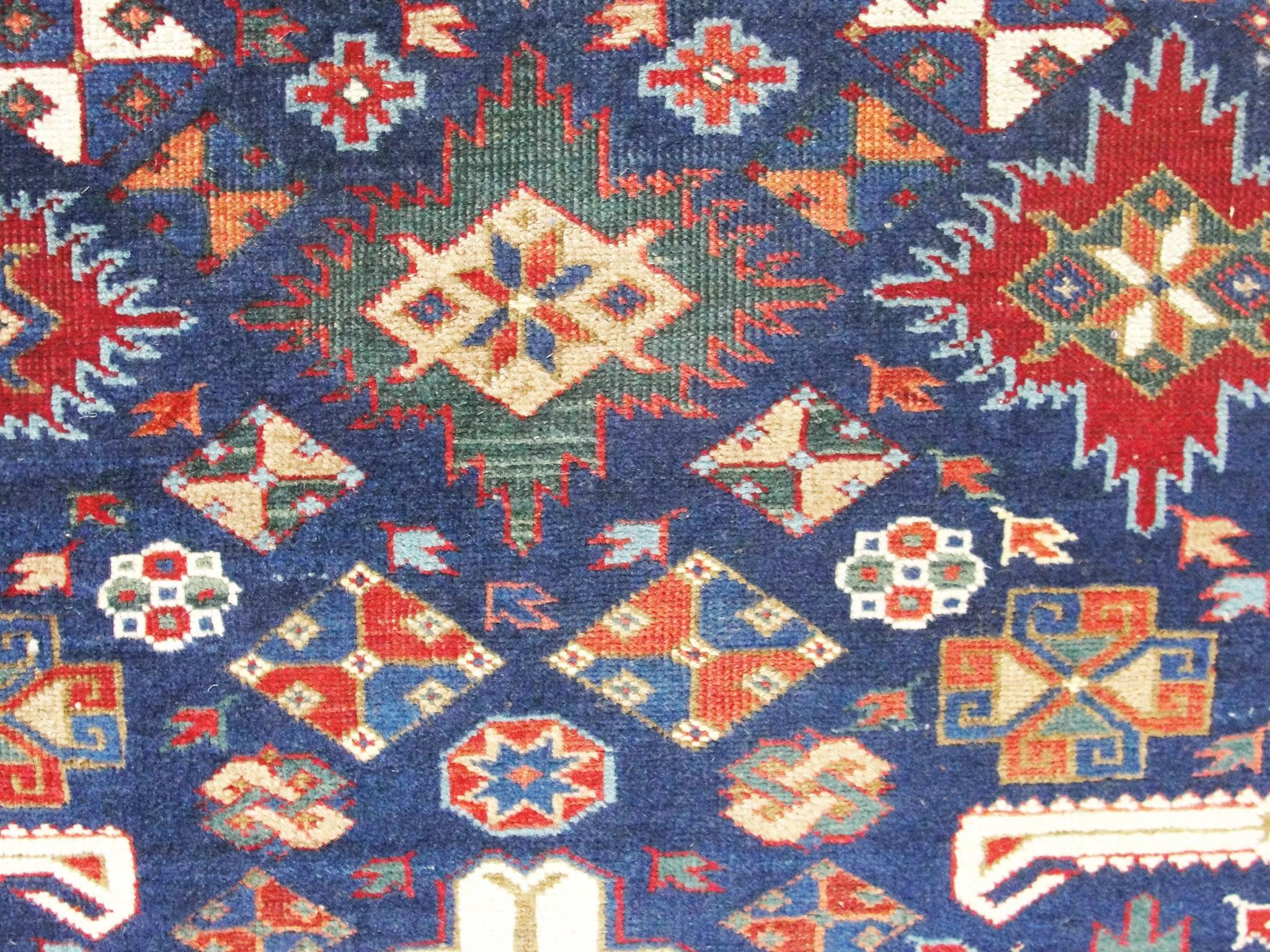 Persian Antique Caucasian Kuba Rug
