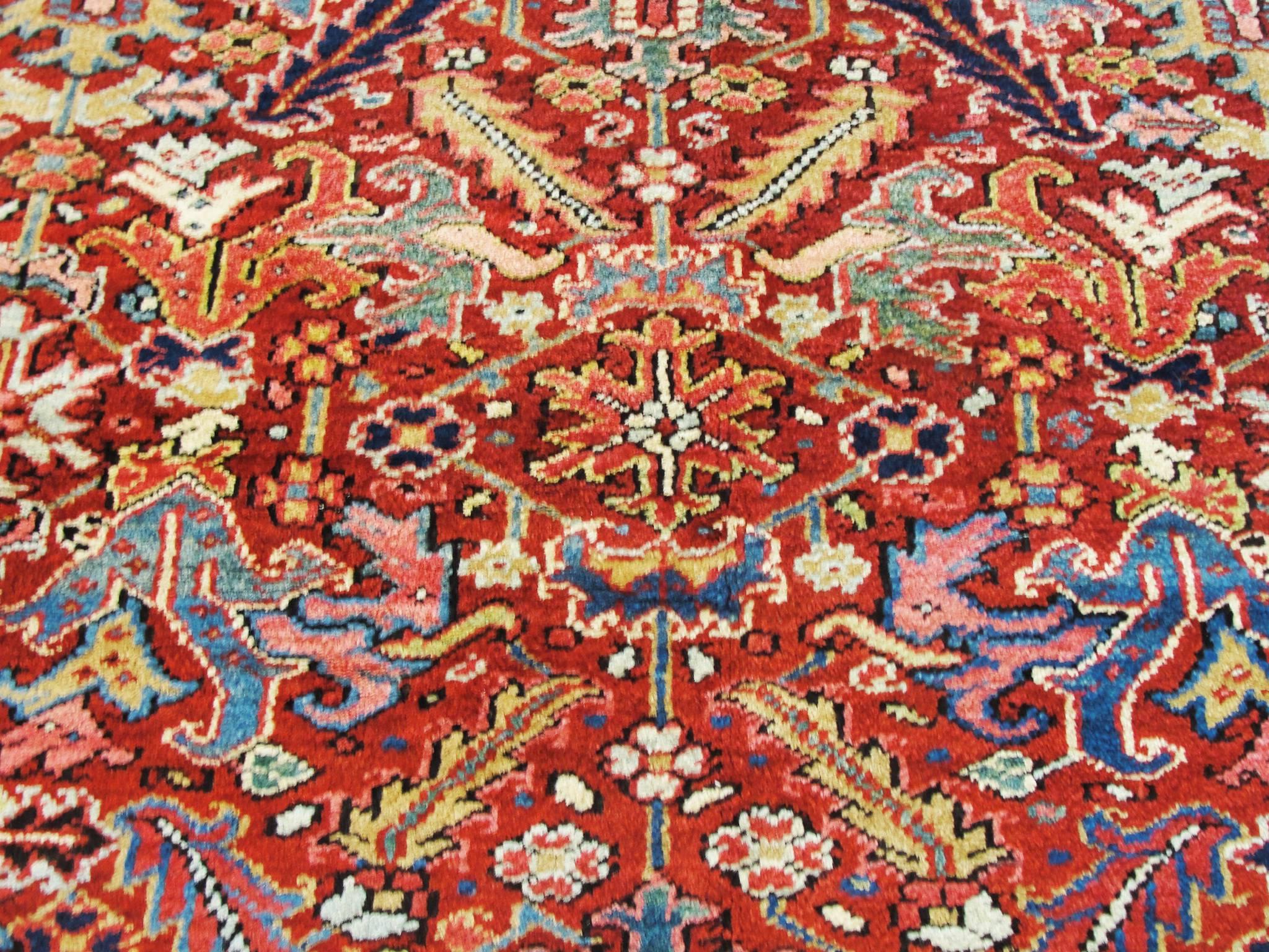 Early 20th Century Dragon Heriz Carpet