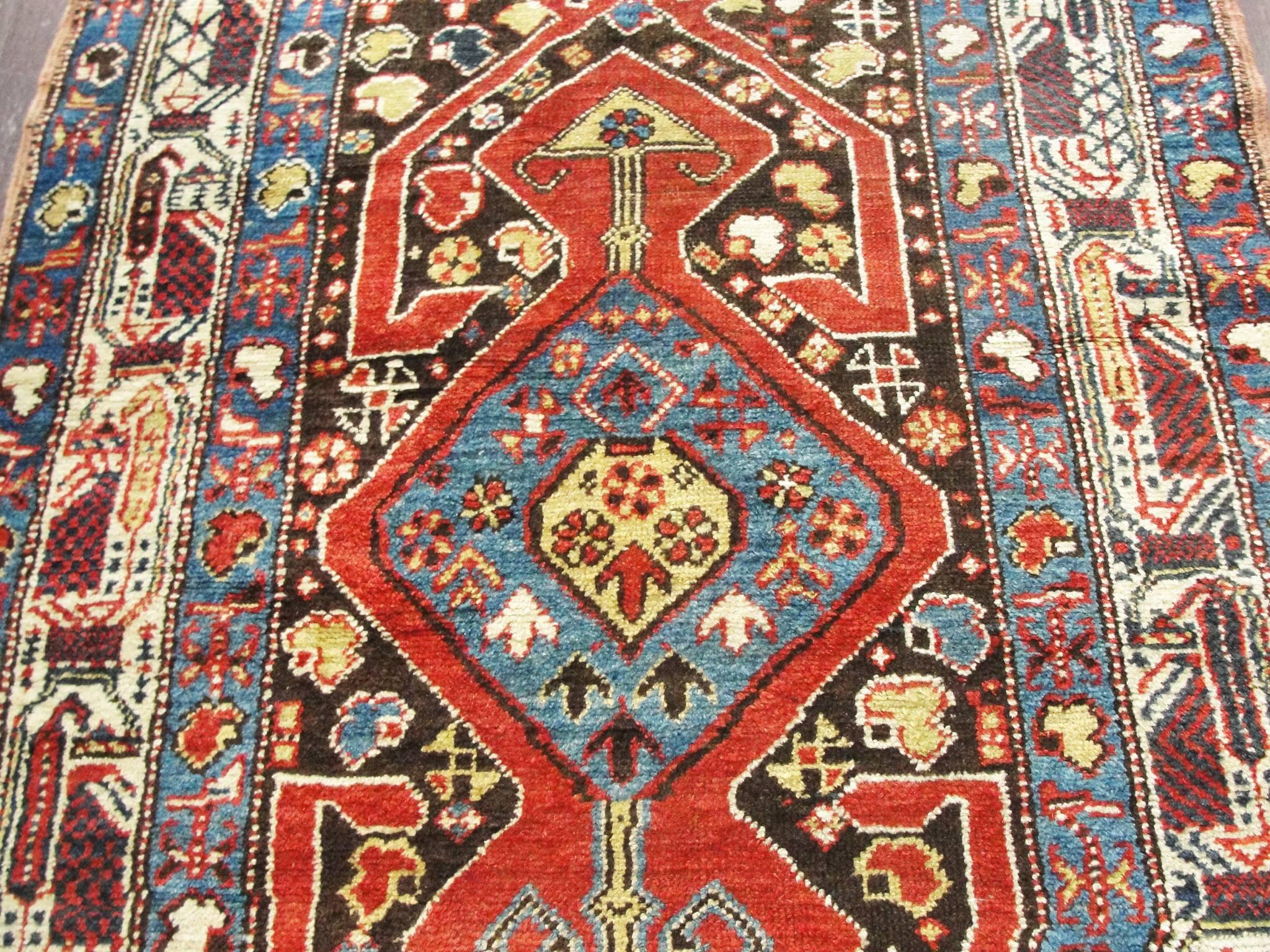 Early 20th Century Astonishing Northwest Persian Runner For Sale