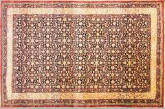 Antique Persian Tehran Carpet