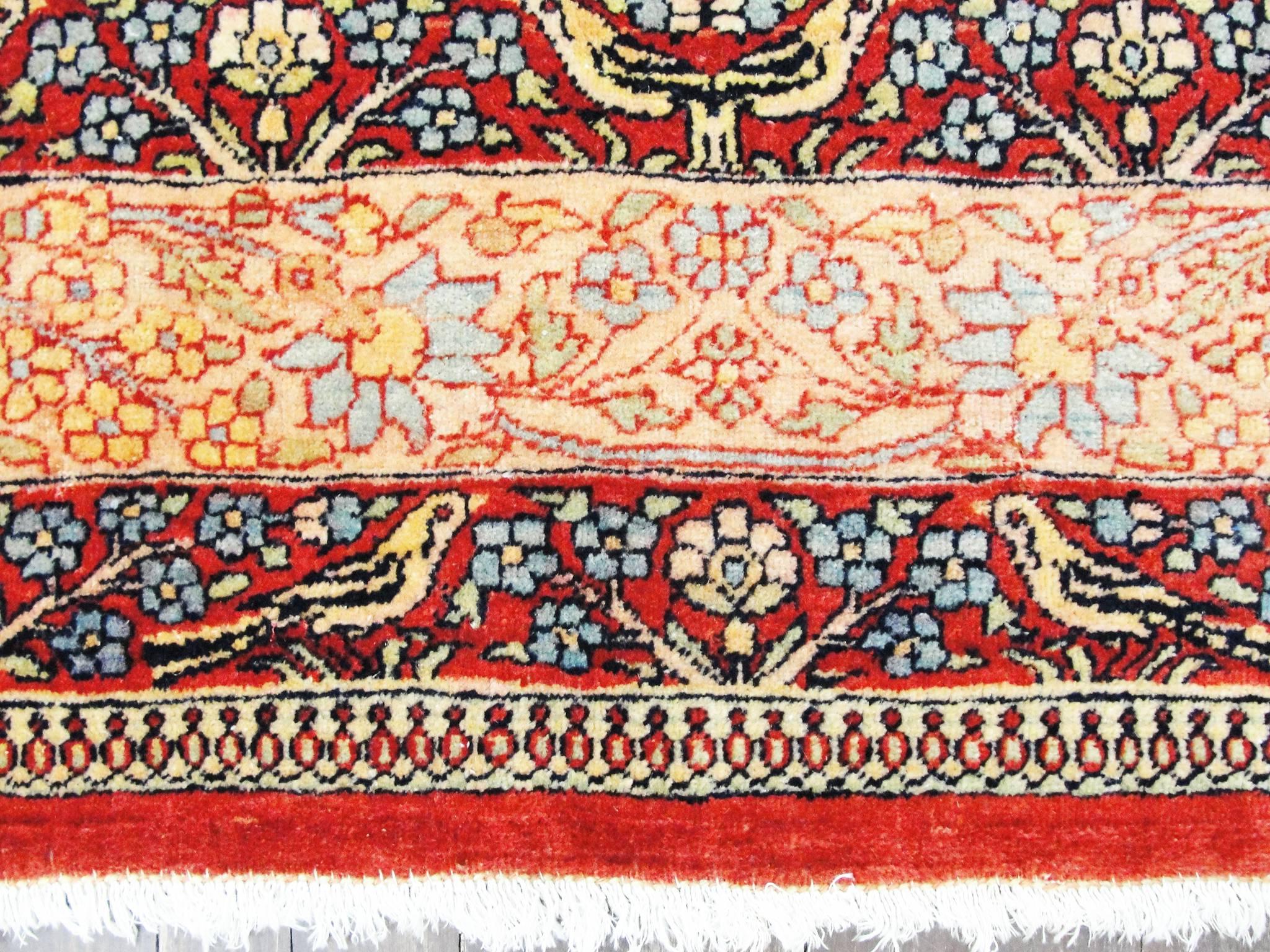 Tabriz Antique Persian Tehran Carpet For Sale