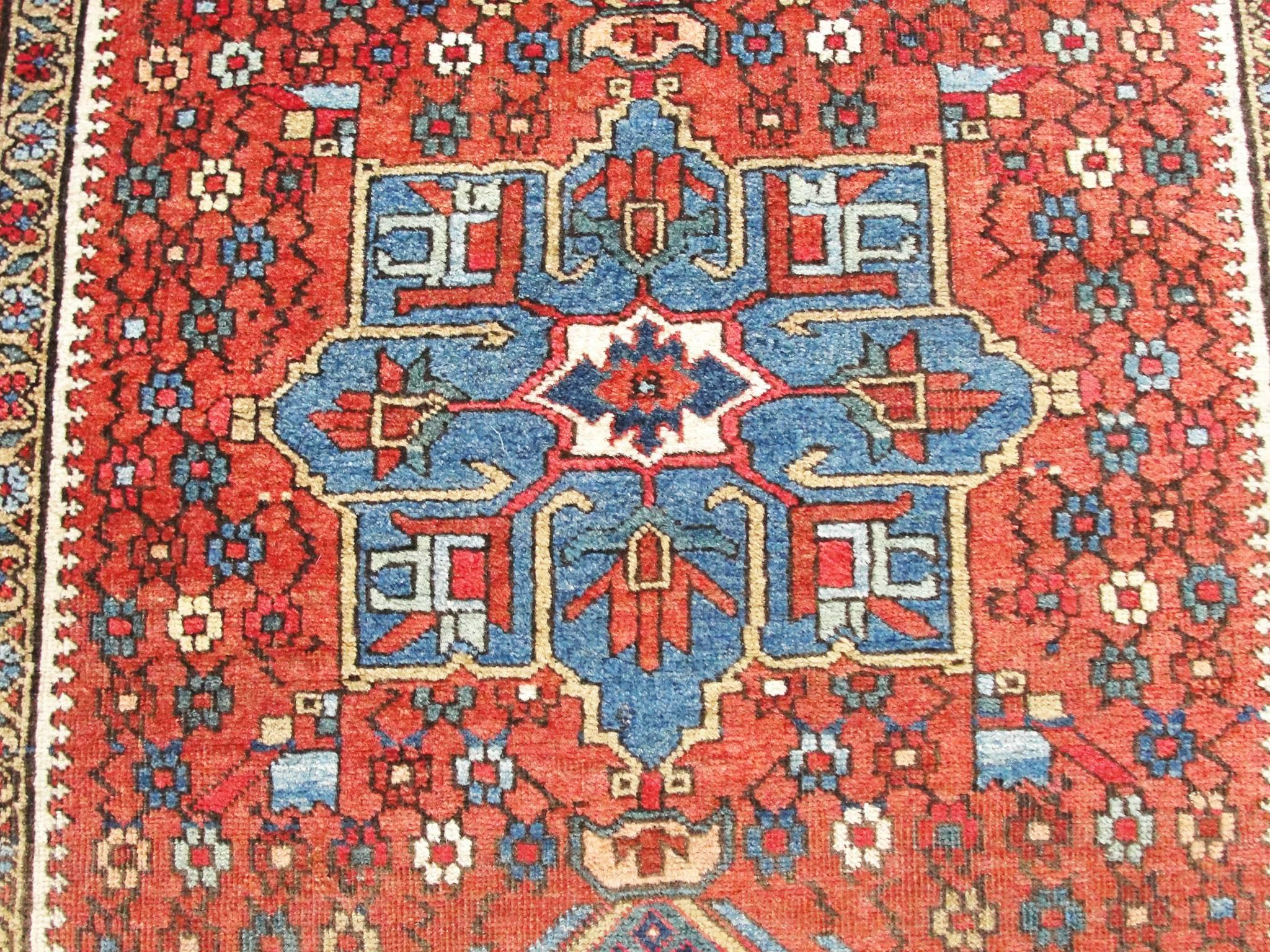 Persian Magnificent Antique Heriz Rug