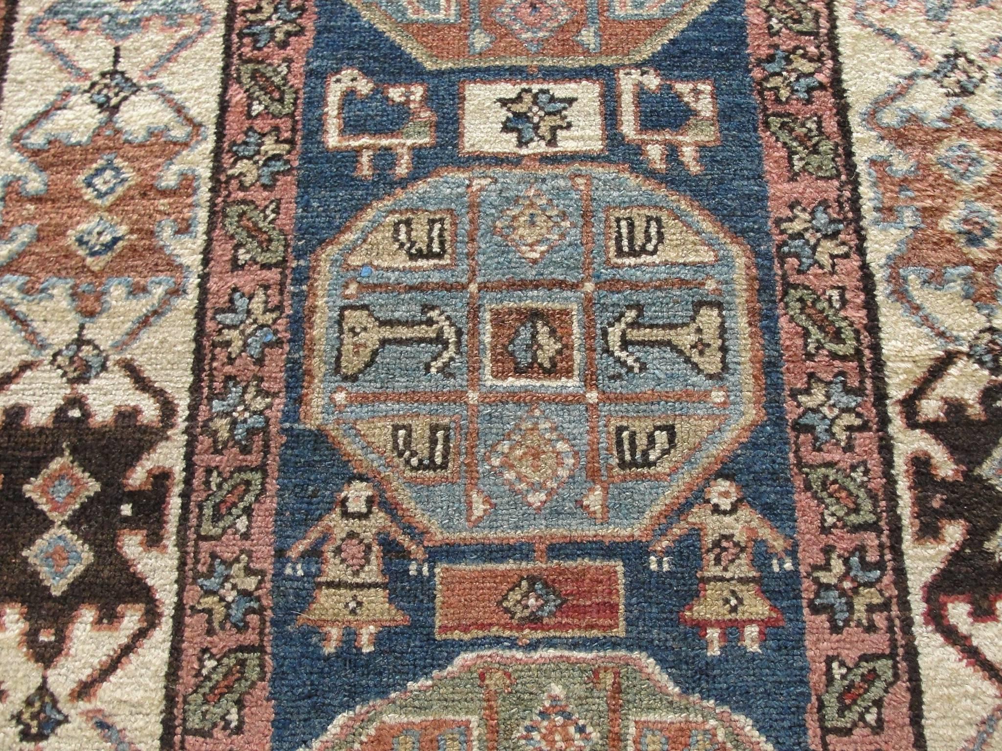 20th Century Amazing Antique Karaja Runner