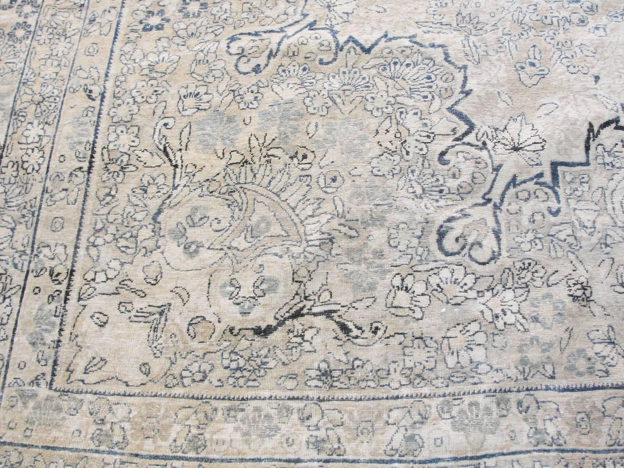 Kirman  Antique Persian Kermanshah Carpet, 9'7