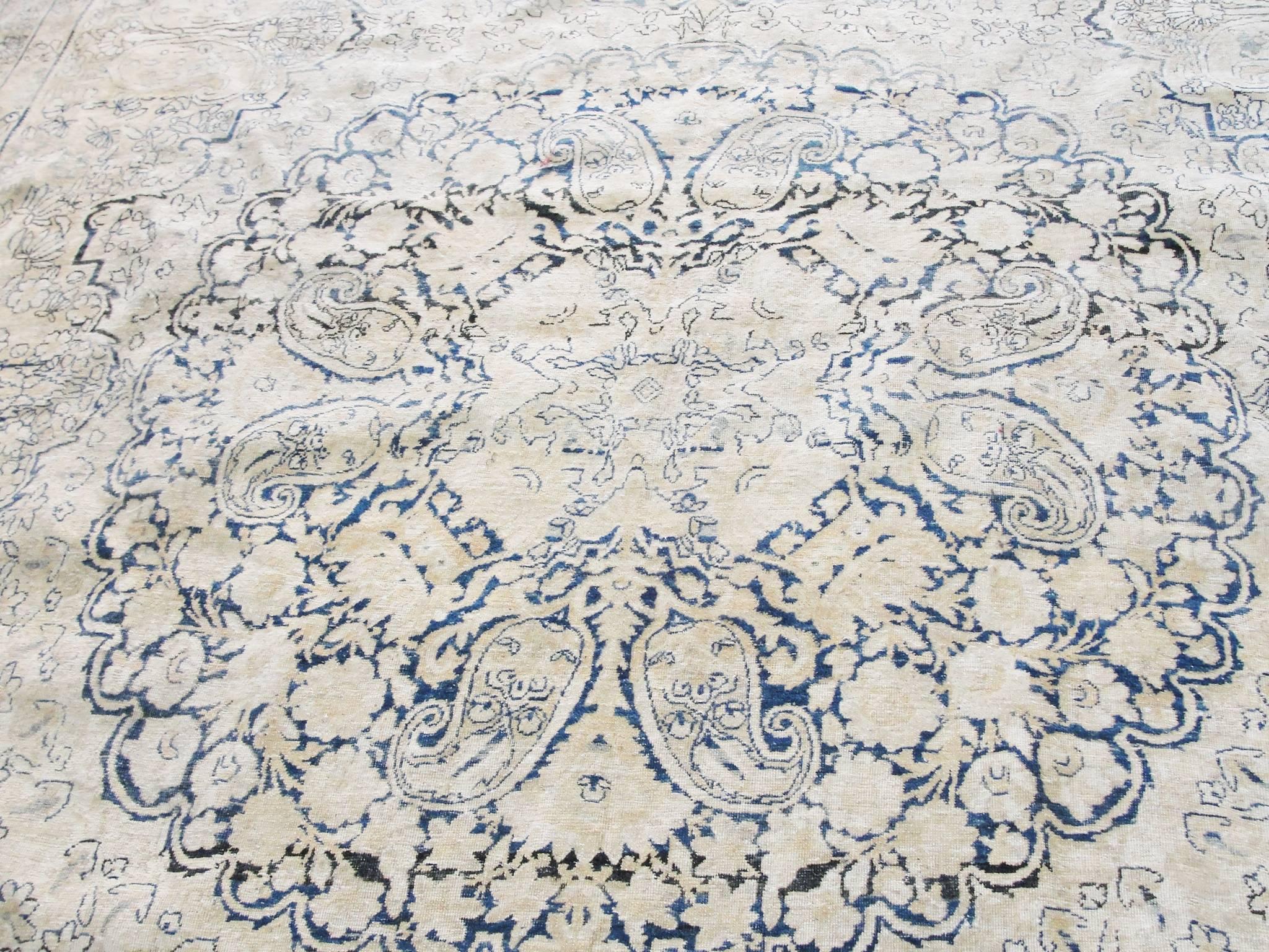  Antiker persischer Kermanshah-Teppich, 9'7