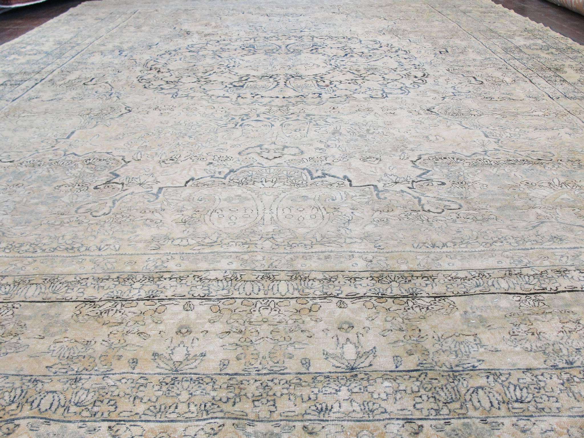  Antiker persischer Kermanshah-Teppich, 9'7