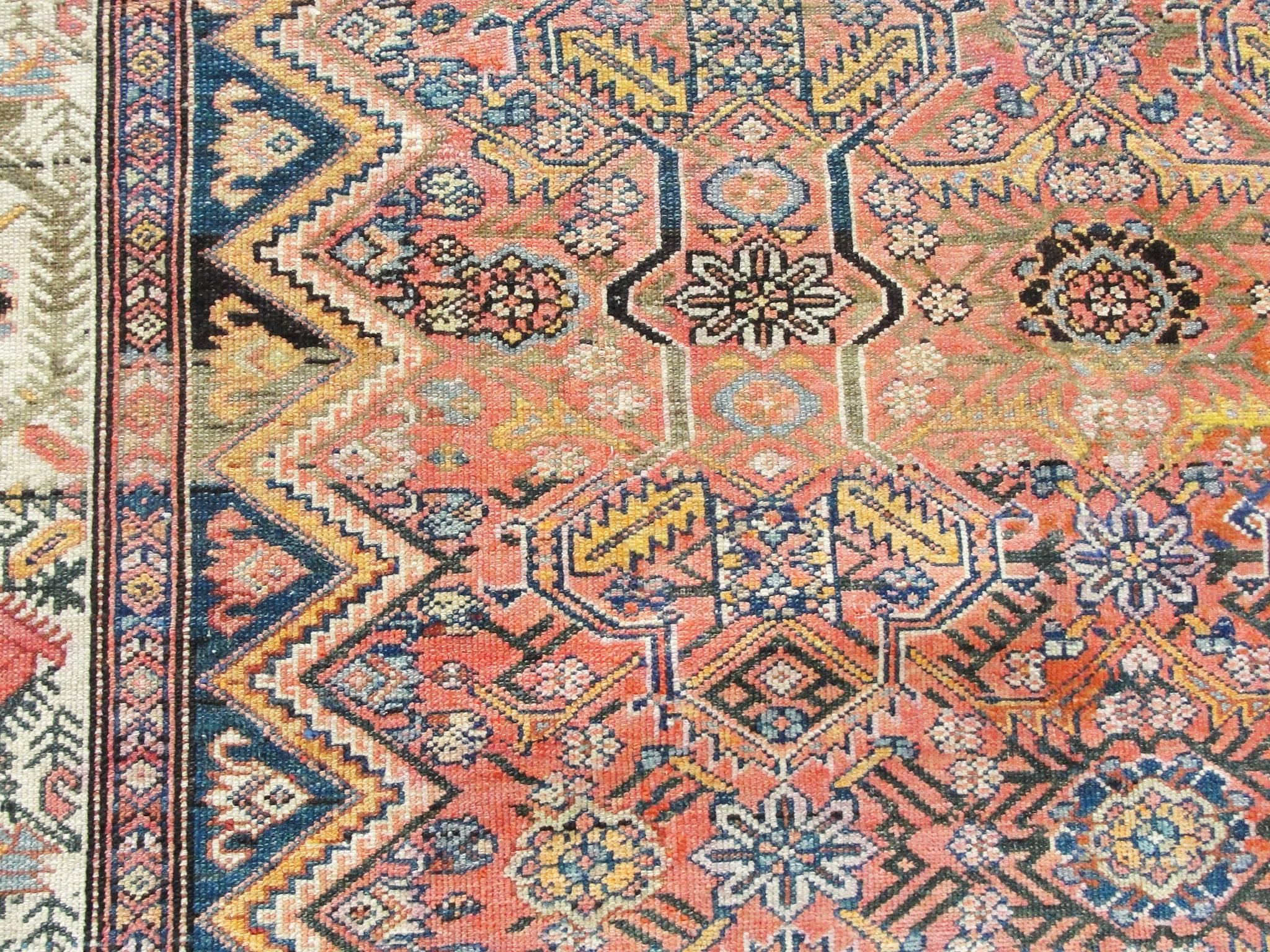 Wool Magnificent Antique Fine Persian Malayer