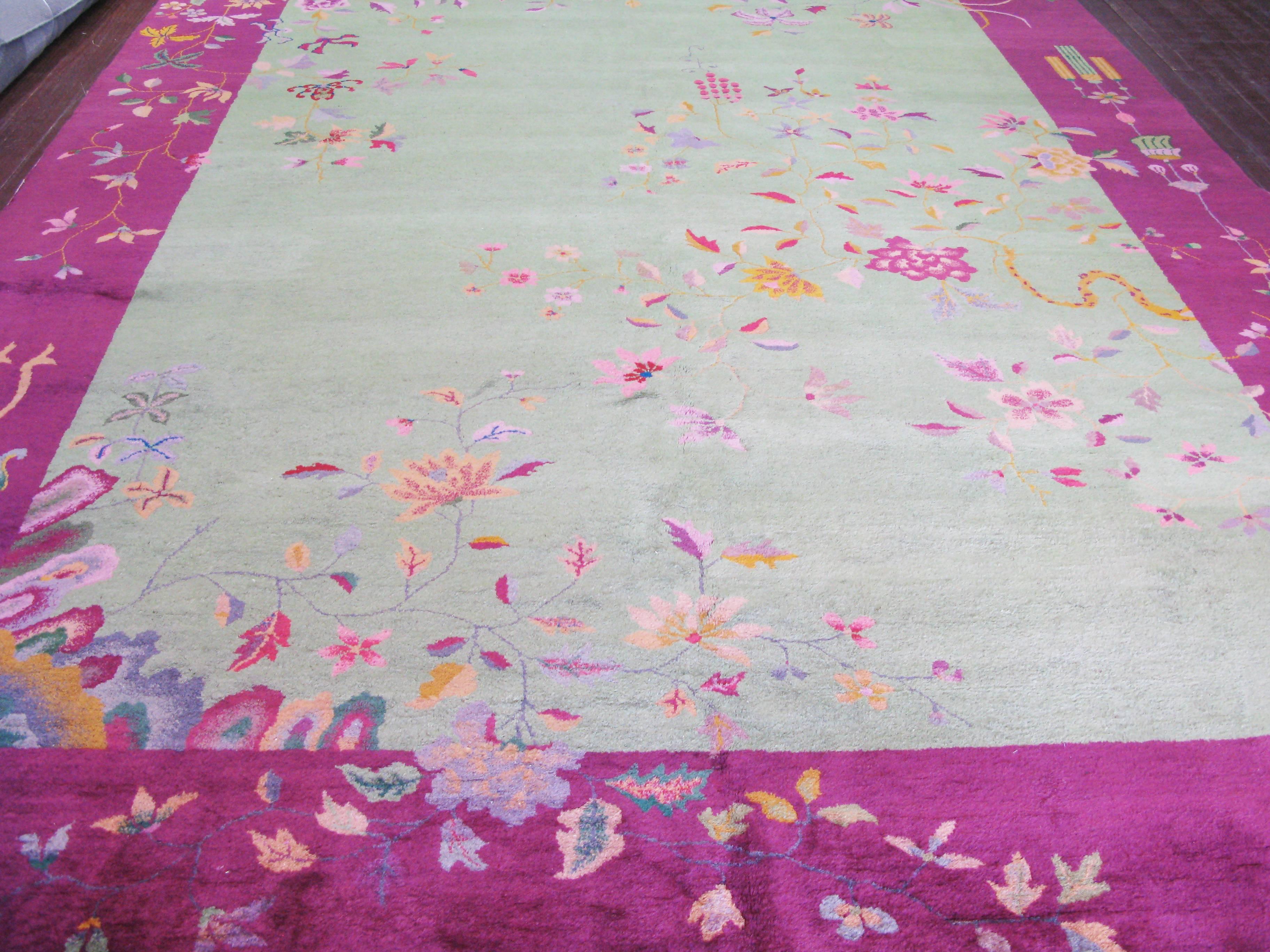 Hand-Knotted Most Popular Art Deco Carpet