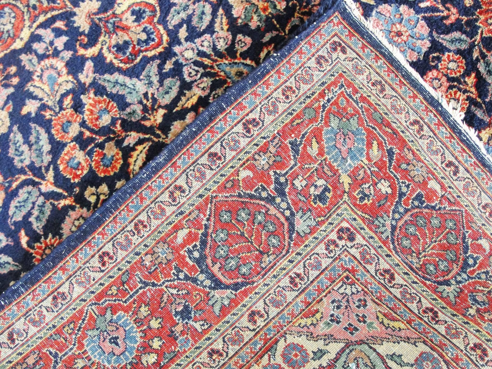 Hand-Knotted Wonderful Persian Kashan, Great Size