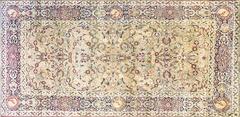 Antique Persian Kermanshah Carpet, 5'5" x 11'4"