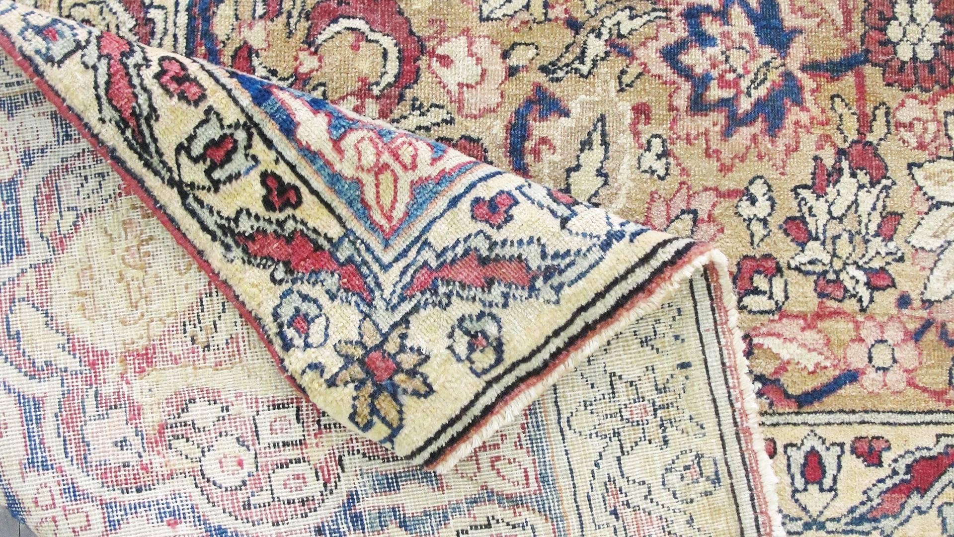 Kirman  Antique Persian Kermanshah Carpet, 5'5