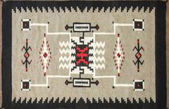 Two Grey Hills Navajo Rug