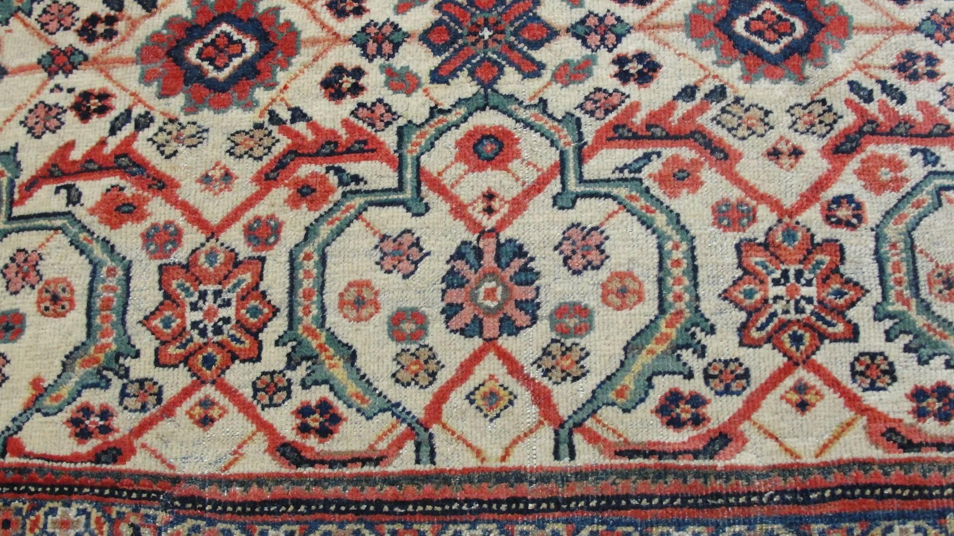 20th Century  Antique Persian Sultanabad Carpet, 7' x 10' For Sale