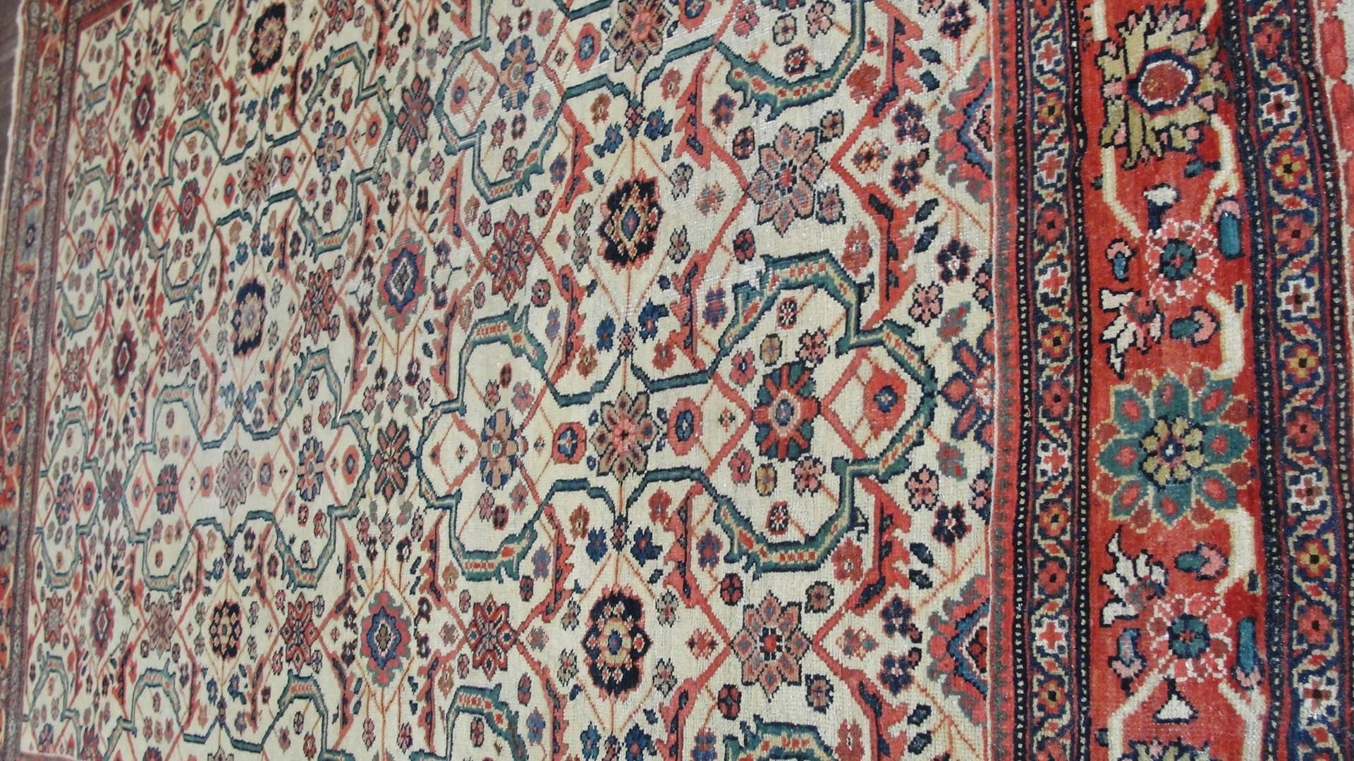  Antique Persian Sultanabad Carpet, 7' x 10' For Sale 1