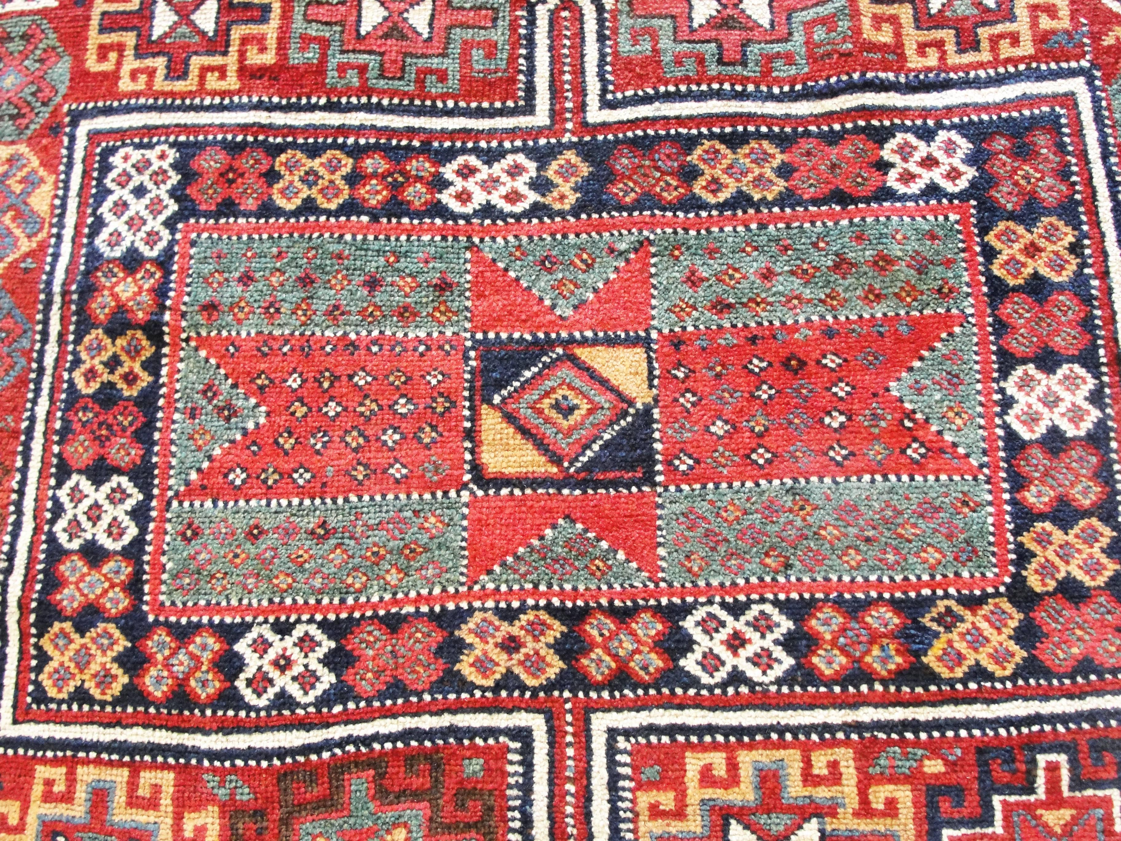 Persian Antique Kurdish Quchan North-East Persia, Free Shipping