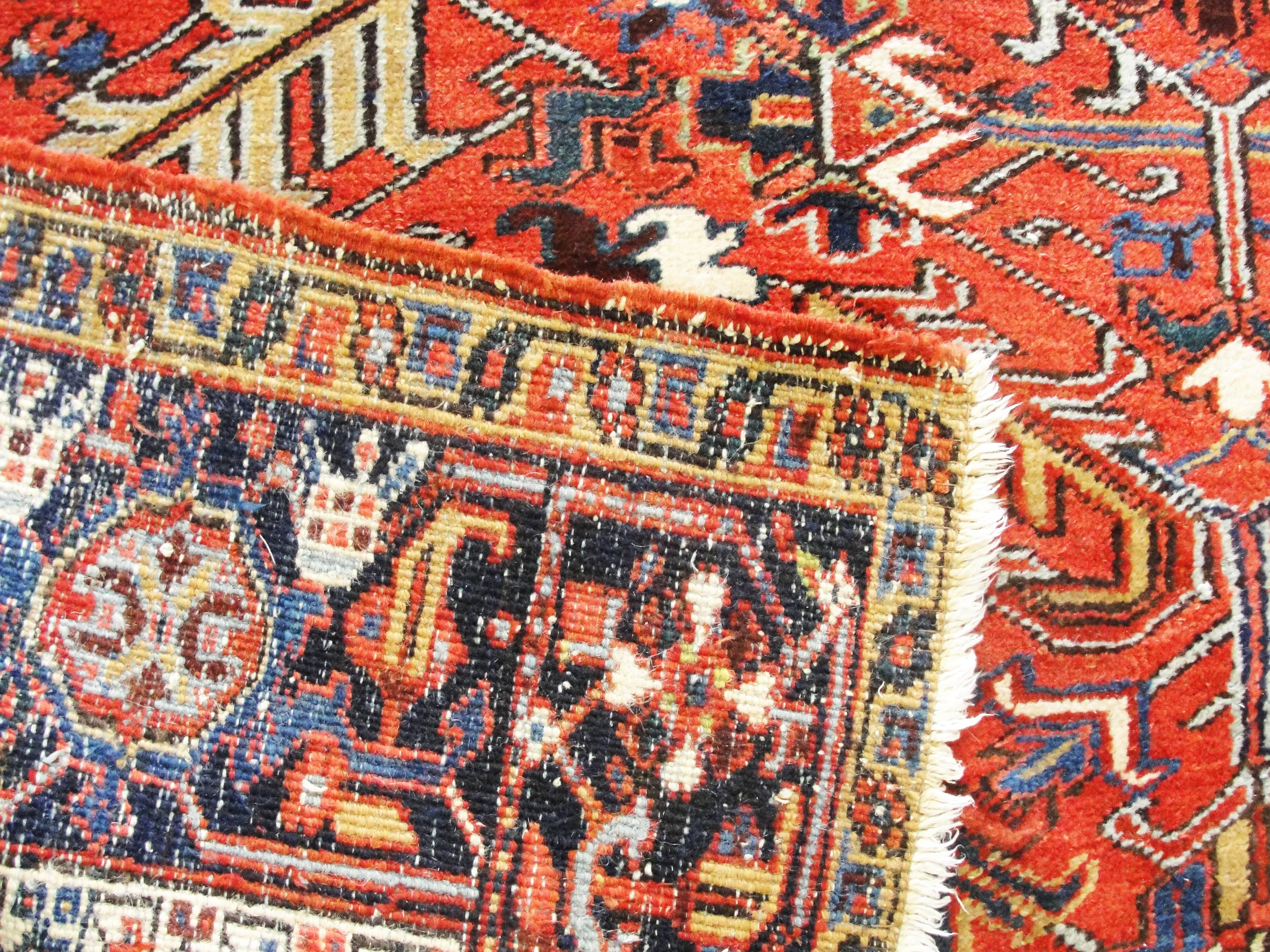 Heriz Serapi Incredible Persian Heriz Oriental Rug