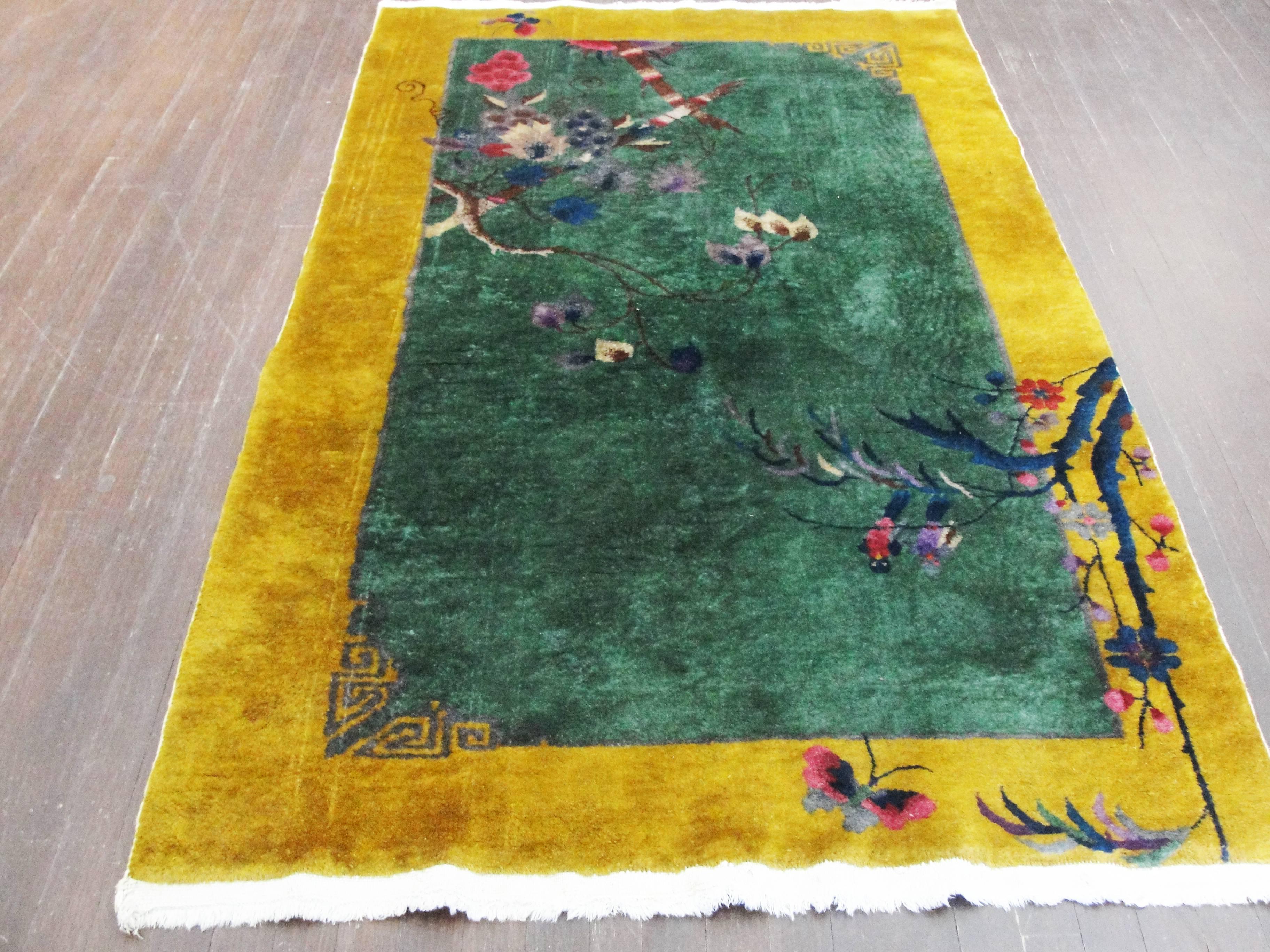 Amazing Antique Art Deco Rug 1