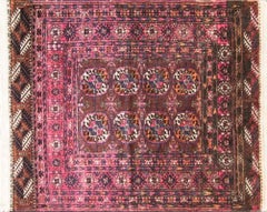 Antique Ersari Turkoman Tribal Rug