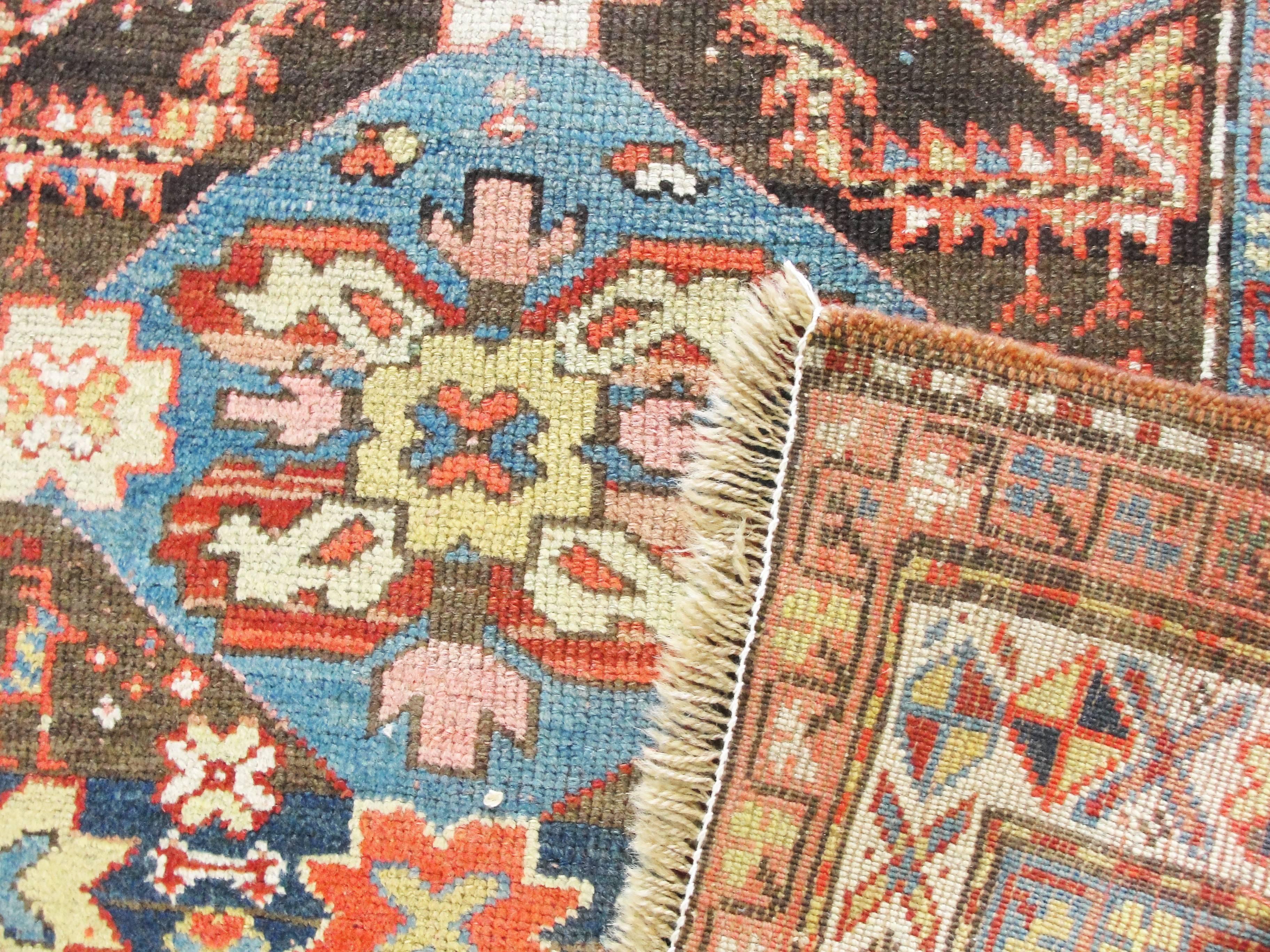 Kazak Unusual Antique Caucasian Oriental Rug