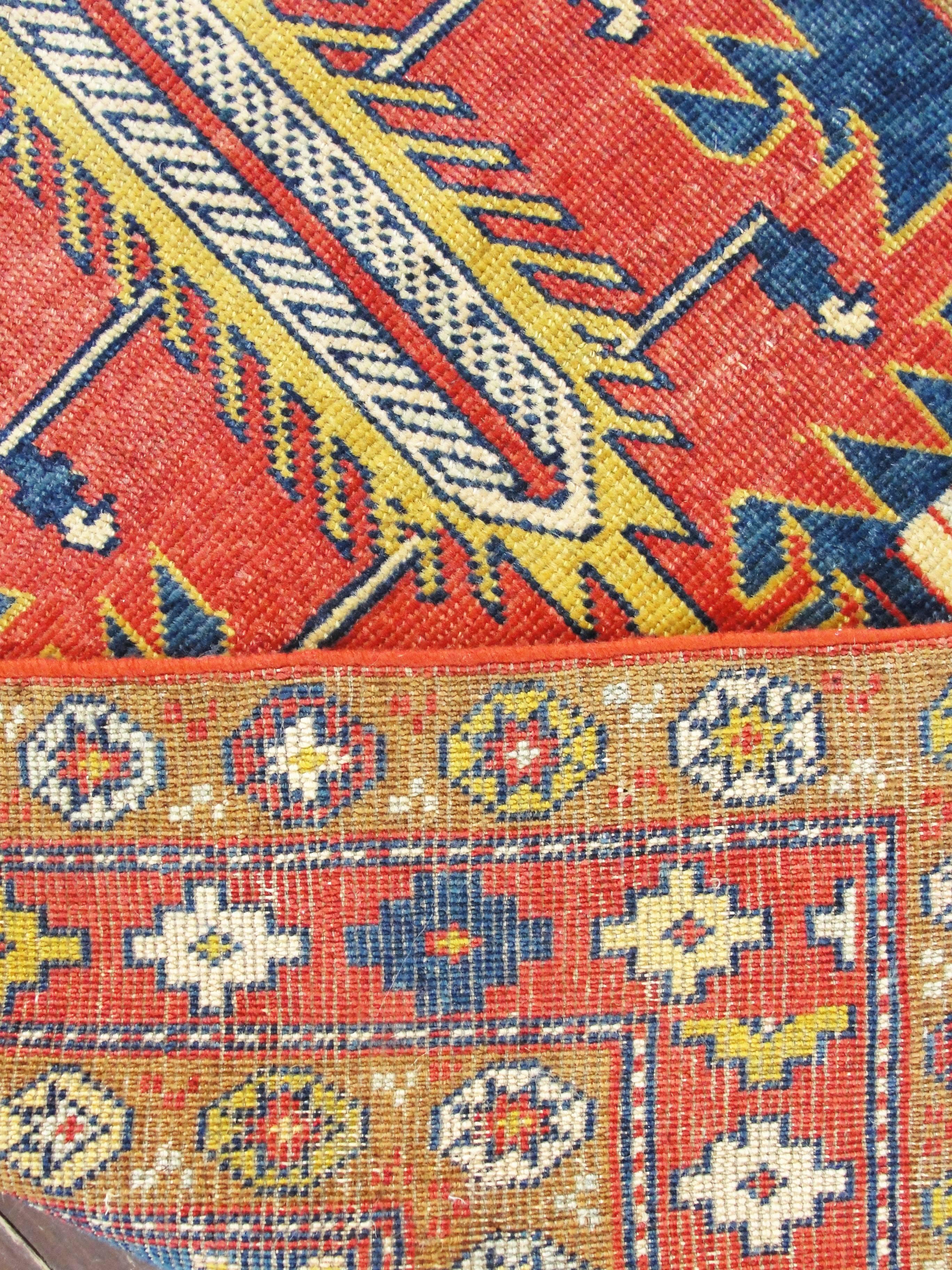 Kazak Unusual Caucasian Rug