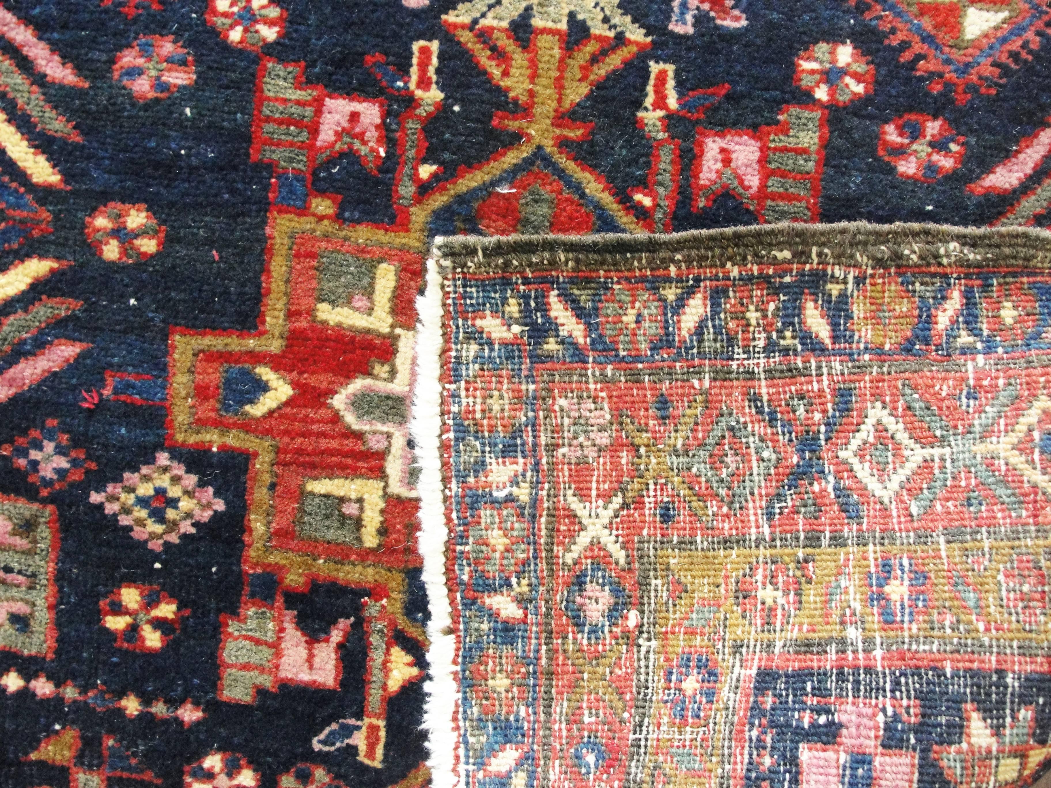 Heriz Serapi Incredible Persian Heriz Oriental Rug, Great Colors