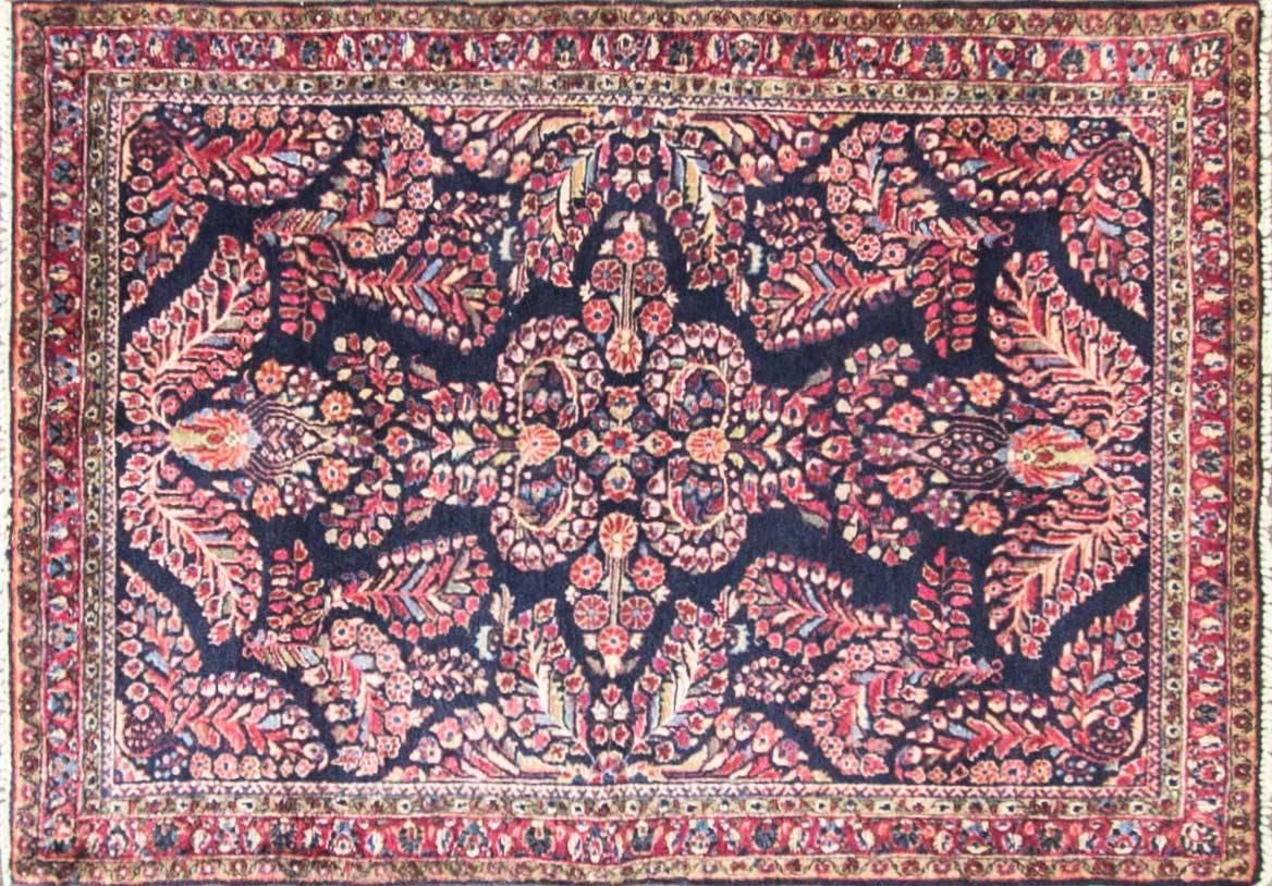 One of the top high end Persian carpet maker.
The source of this important provenance has been in the village of Sarouk. North of Arak (formerly Sultanabad). Sarouks are known to be of high quality. The pile is usually higher than the average