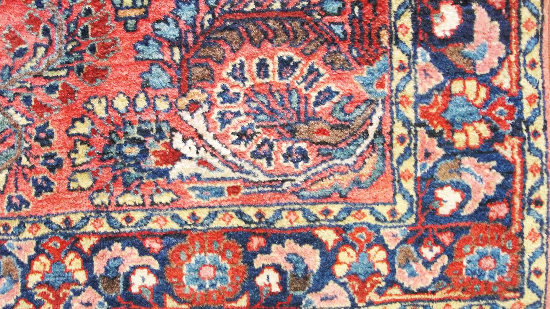 antique sarouk rug value