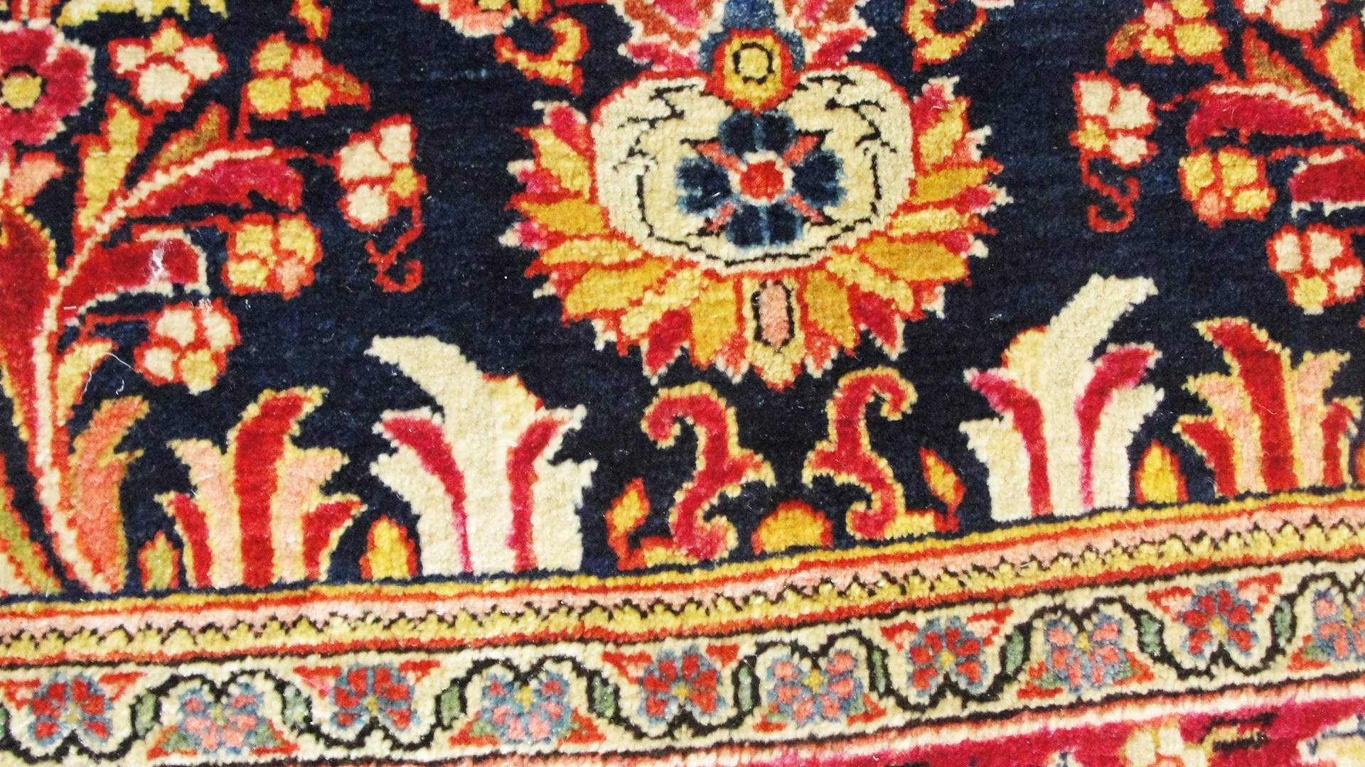 Antique Persian Mohajeran Sarouk Rug For Sale 2