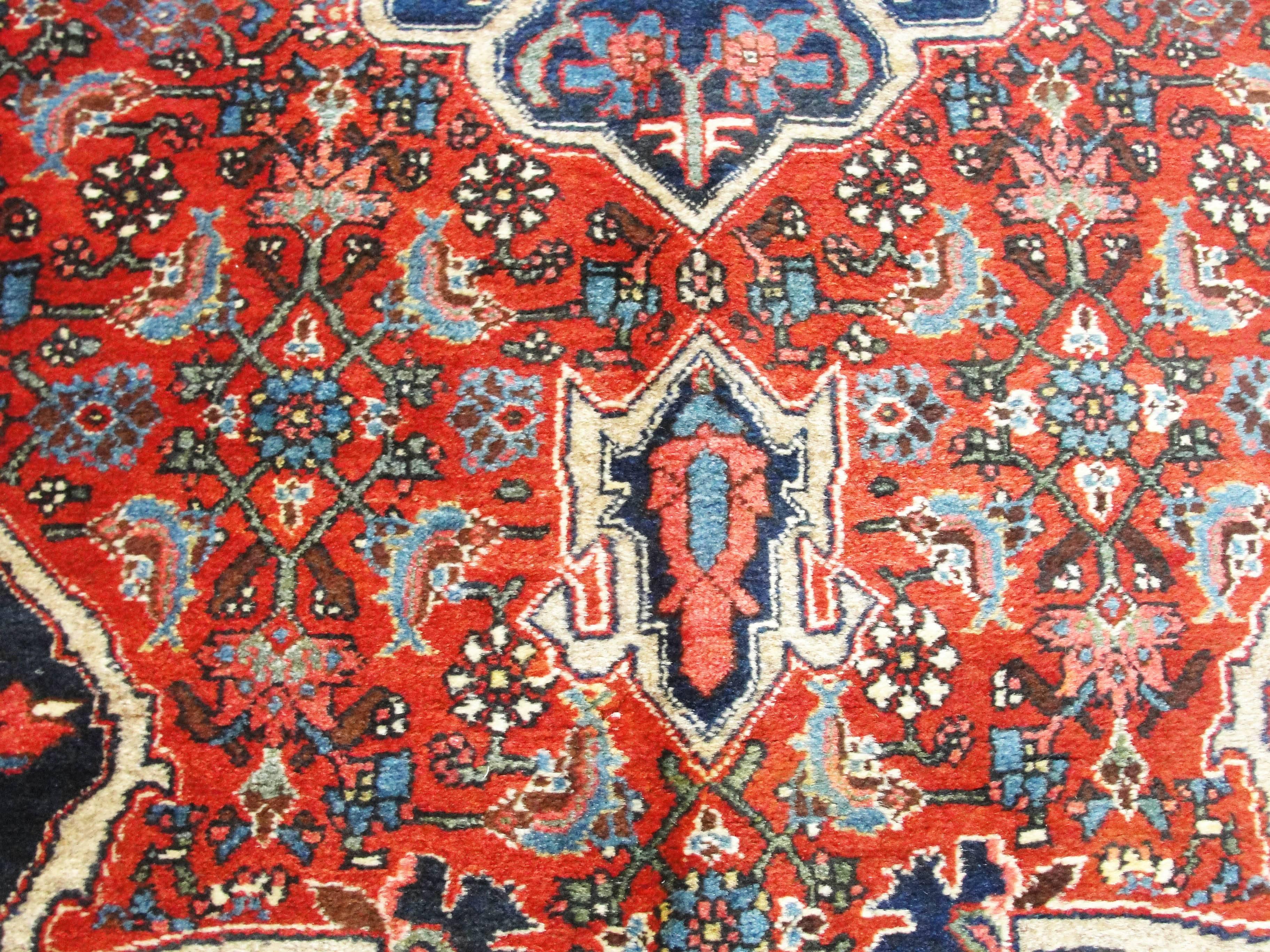 Tribal Amazing Persian Bijar Rug For Sale